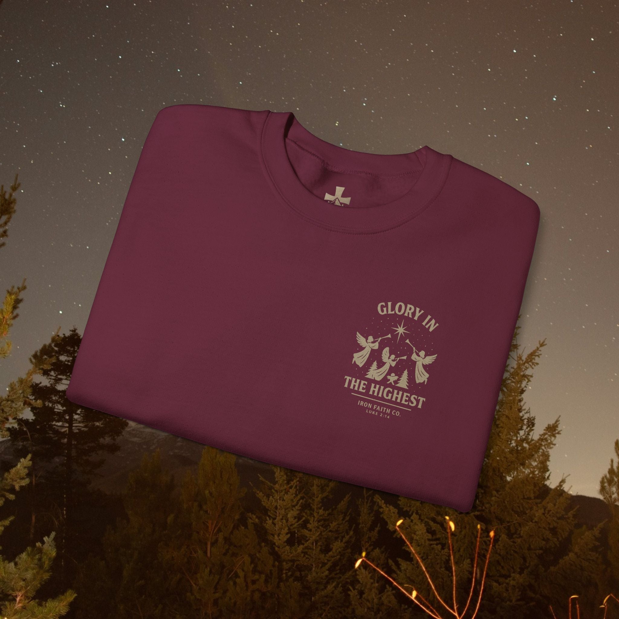 Hope Was Born This Night Sweatshirt - IronFaithCo.