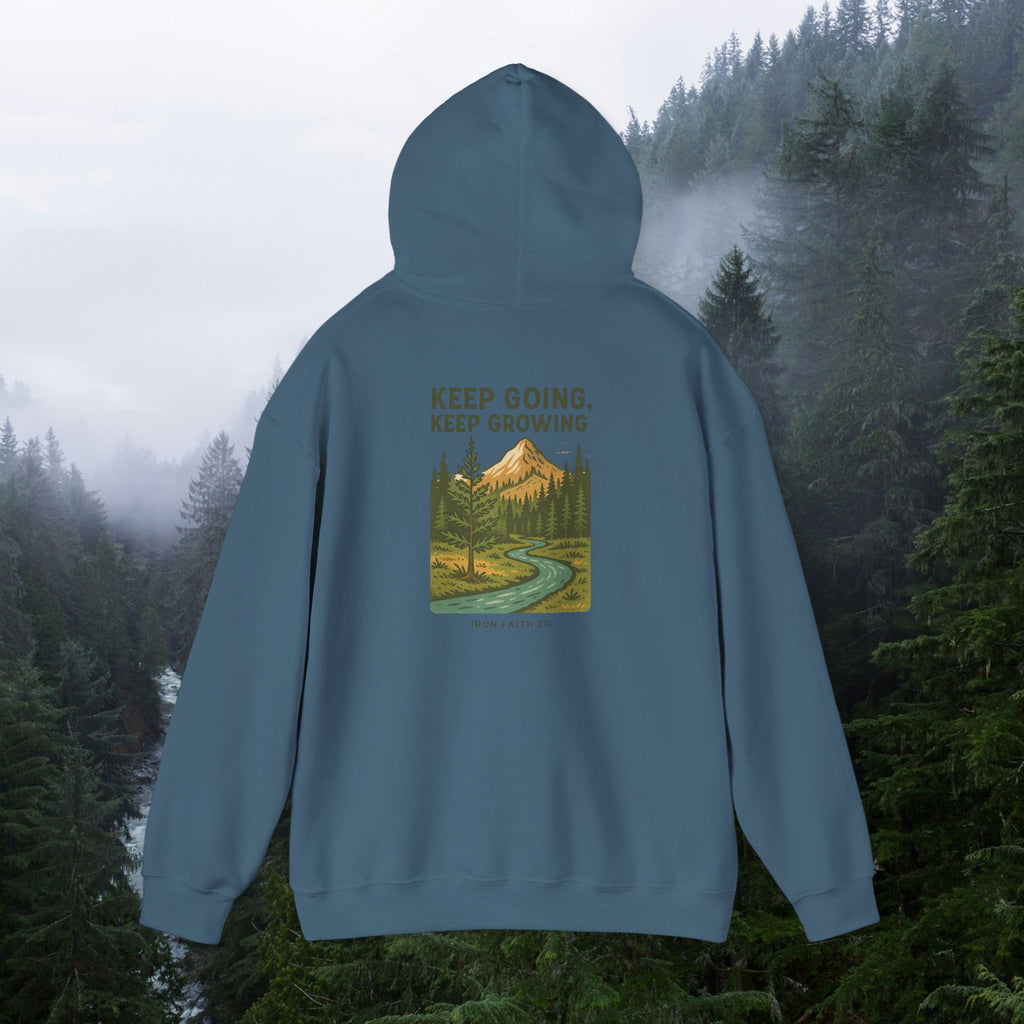 Find purpose in wilderness| Iron Faith Co. | Comfortable Heavy Blend Sweatshirt