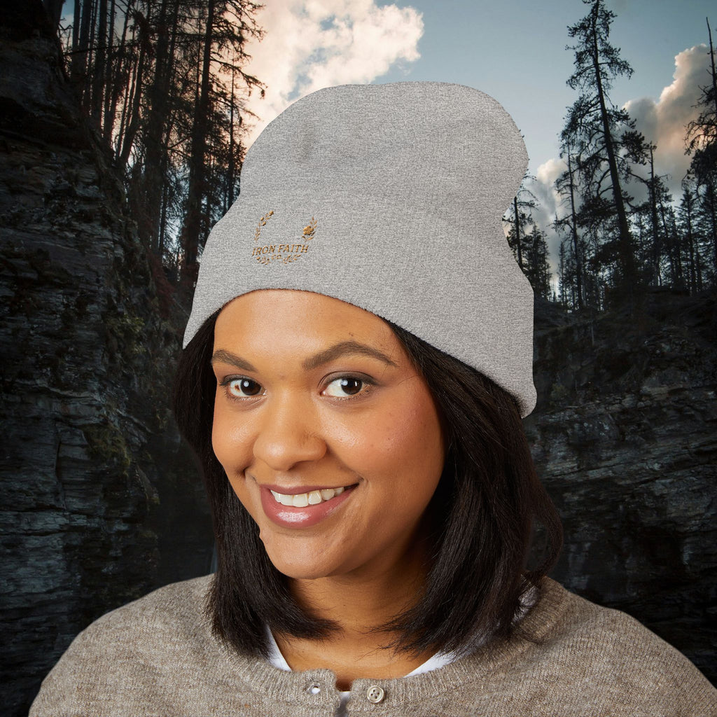 Iron Faith Embroidered Beanie