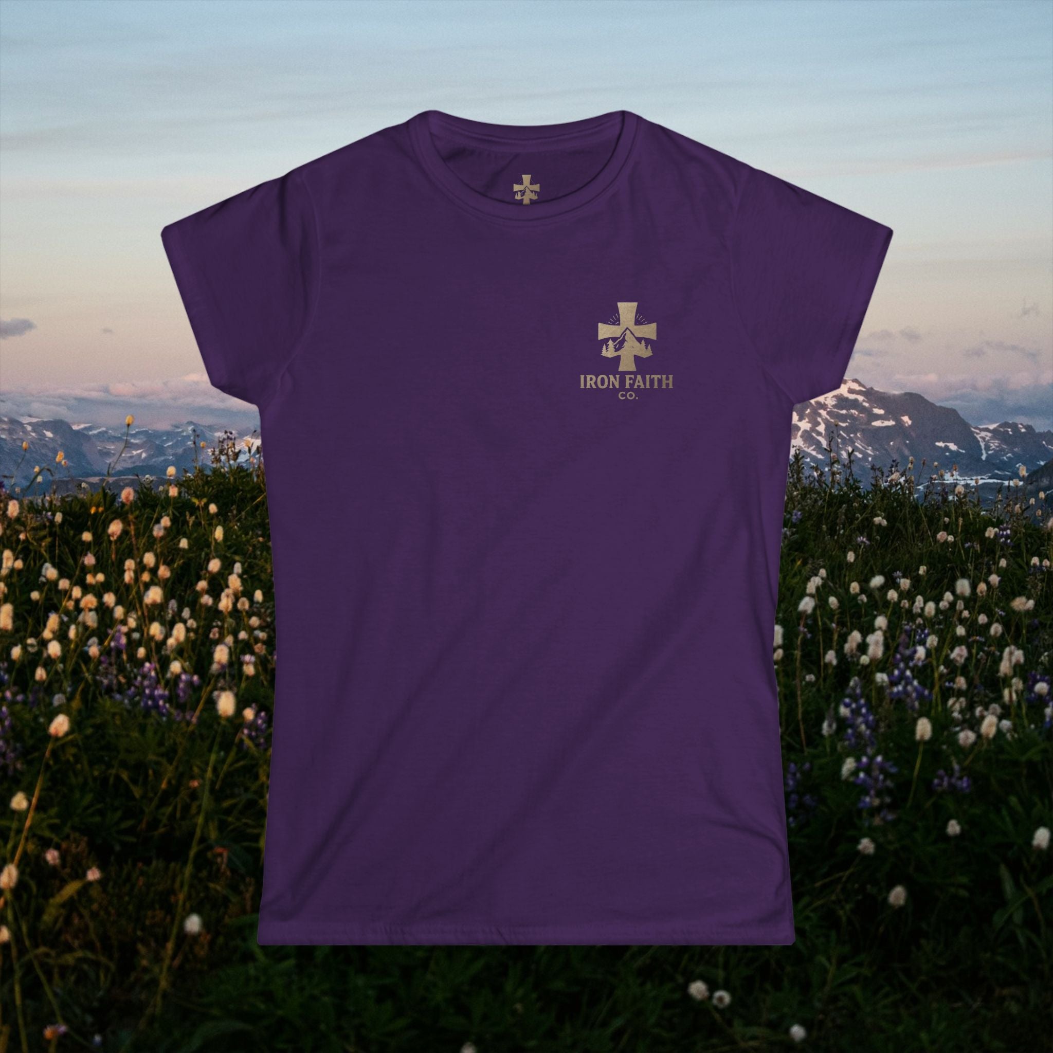 Iron Faith Co. | Walk by Faith | Women's Softstyle Tee