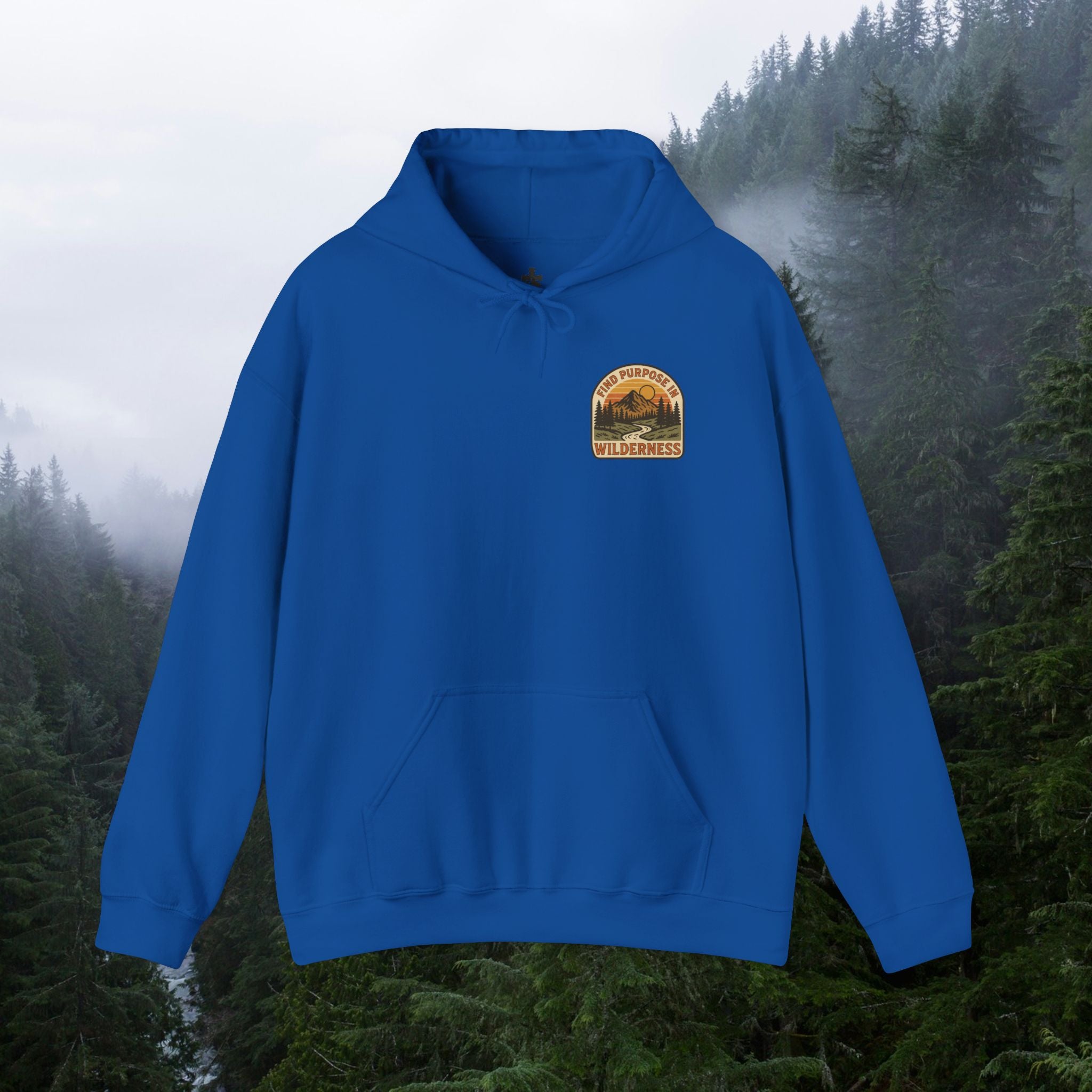 Find purpose in wilderness| Iron Faith Co. | Comfortable Heavy Blend Sweatshirt