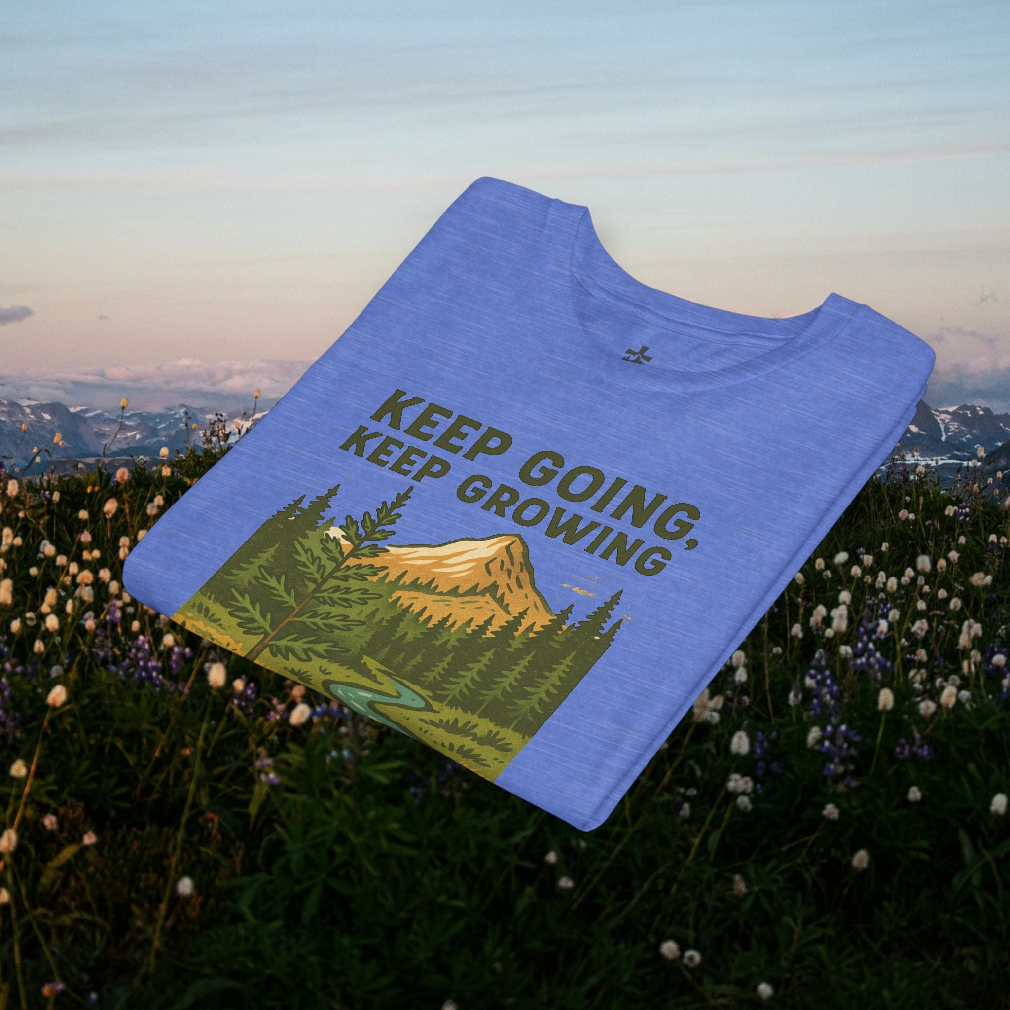 Keep going keep growing | Iron Faith Co. | Youth Short Sleeve Tee