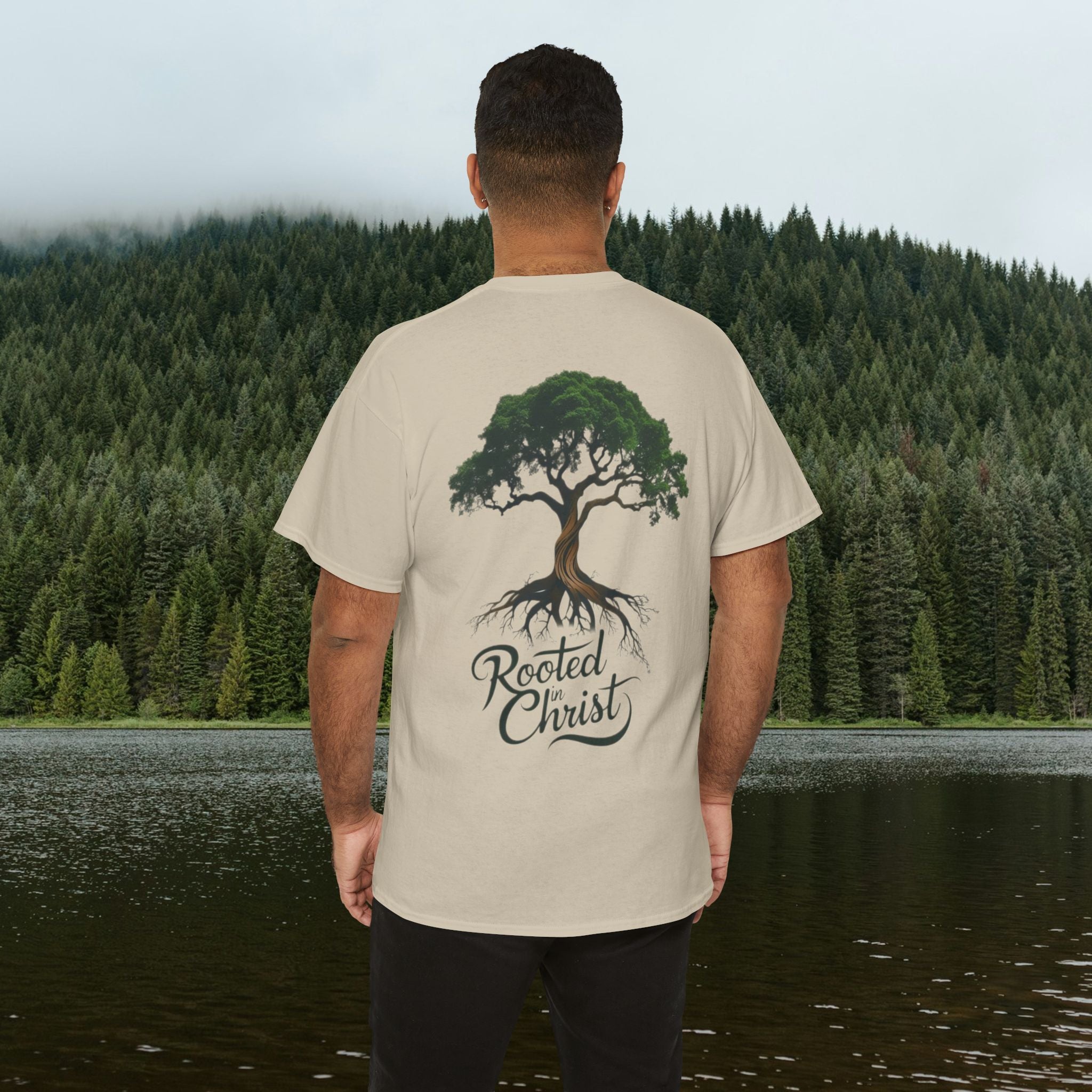 Iron Faith Co. | Rooted Christ Heavy Cotton Tee