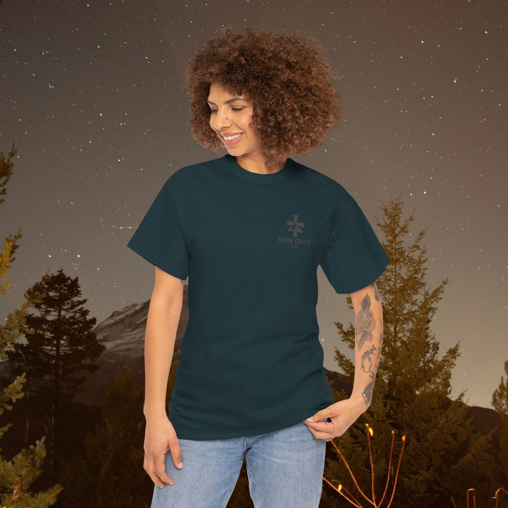 Iron Faith Co | Not Perfect, Just Forgiven - Unisex Heavy Cotton T-Shirt