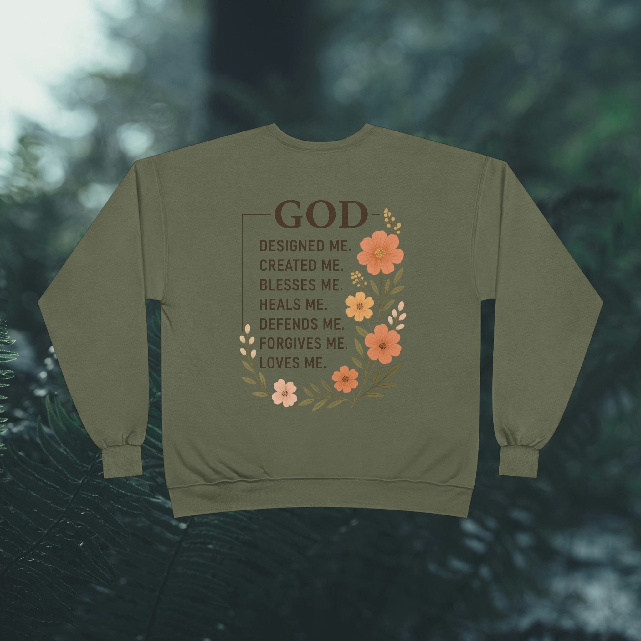 Gods creation | Iron Faith Co. | Eco-Friendly Crewneck Sweatshirt