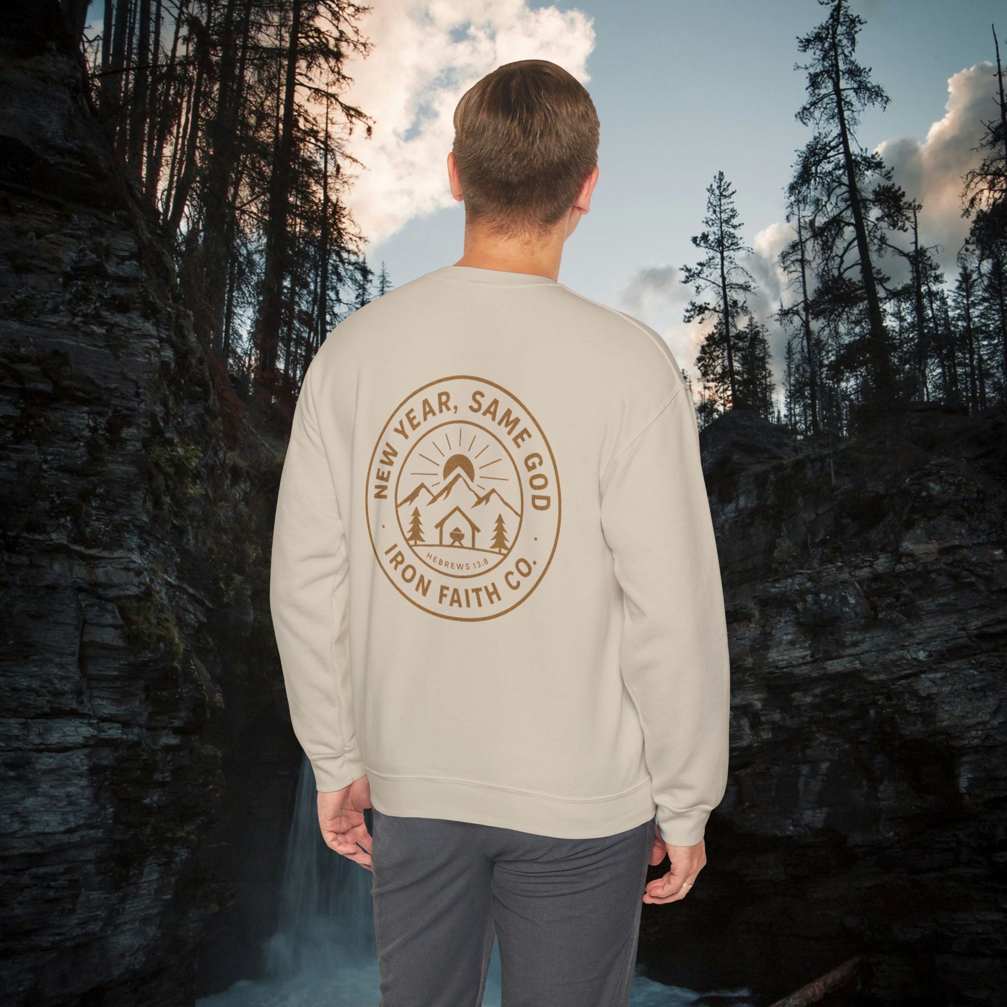 Iron Faith Co. 'New Year, Same God' Crewneck Sweatshirt