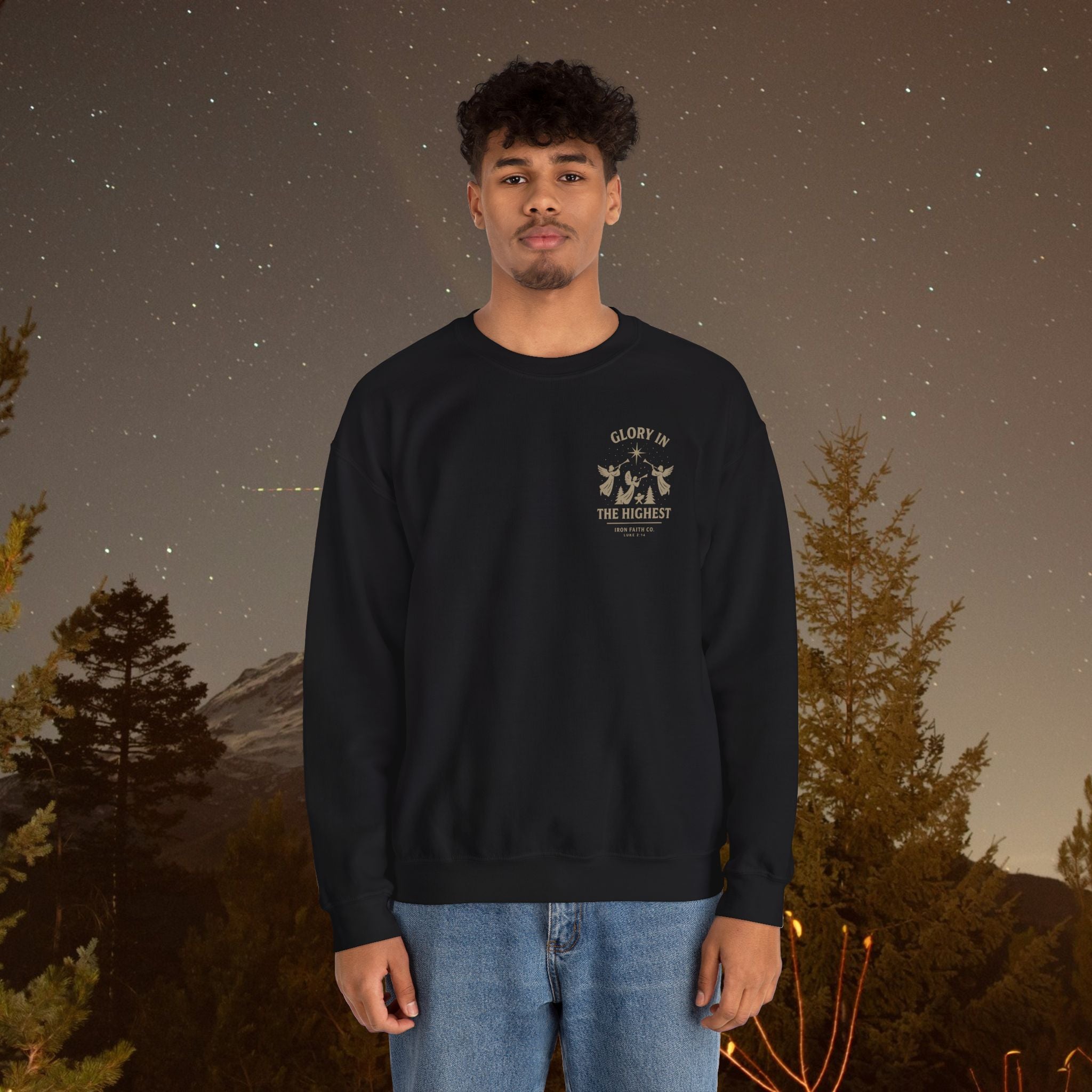 Hope Was Born This Night Sweatshirt - IronFaithCo.