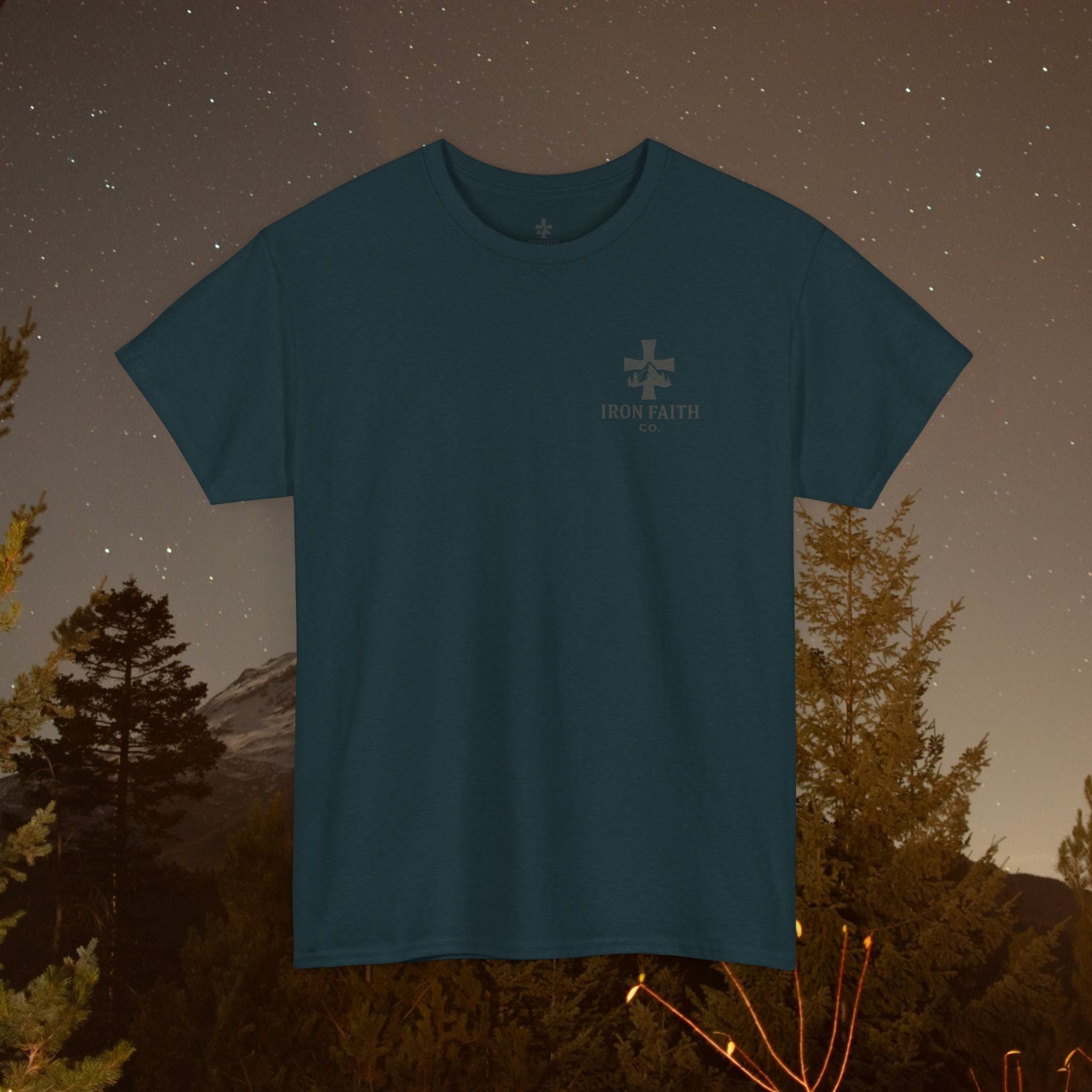 Iron Faith Co | Not Perfect, Just Forgiven - Unisex Heavy Cotton T-Shirt