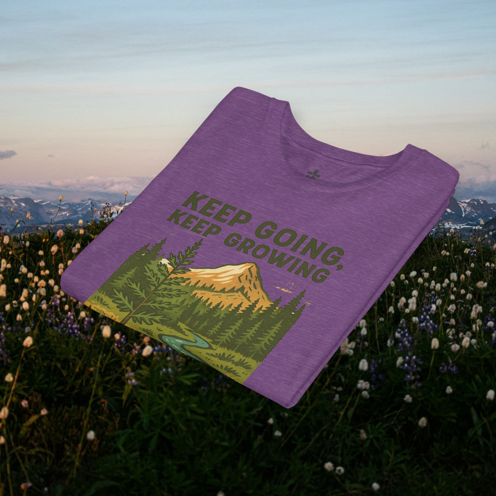 Keep going keep growing | Iron Faith Co. | Youth Short Sleeve Tee