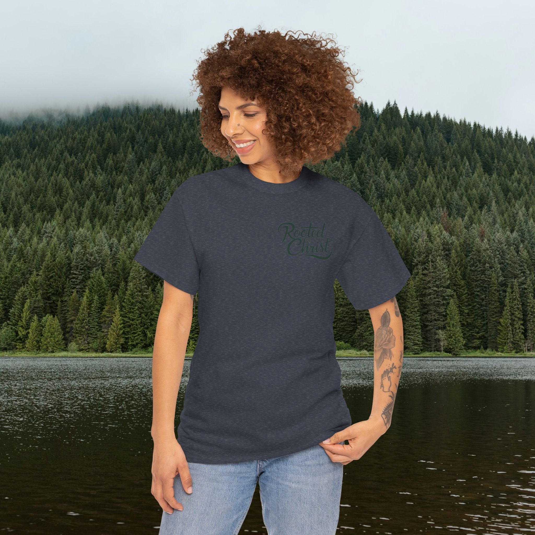 Iron Faith Co. | Rooted Christ Heavy Cotton Tee