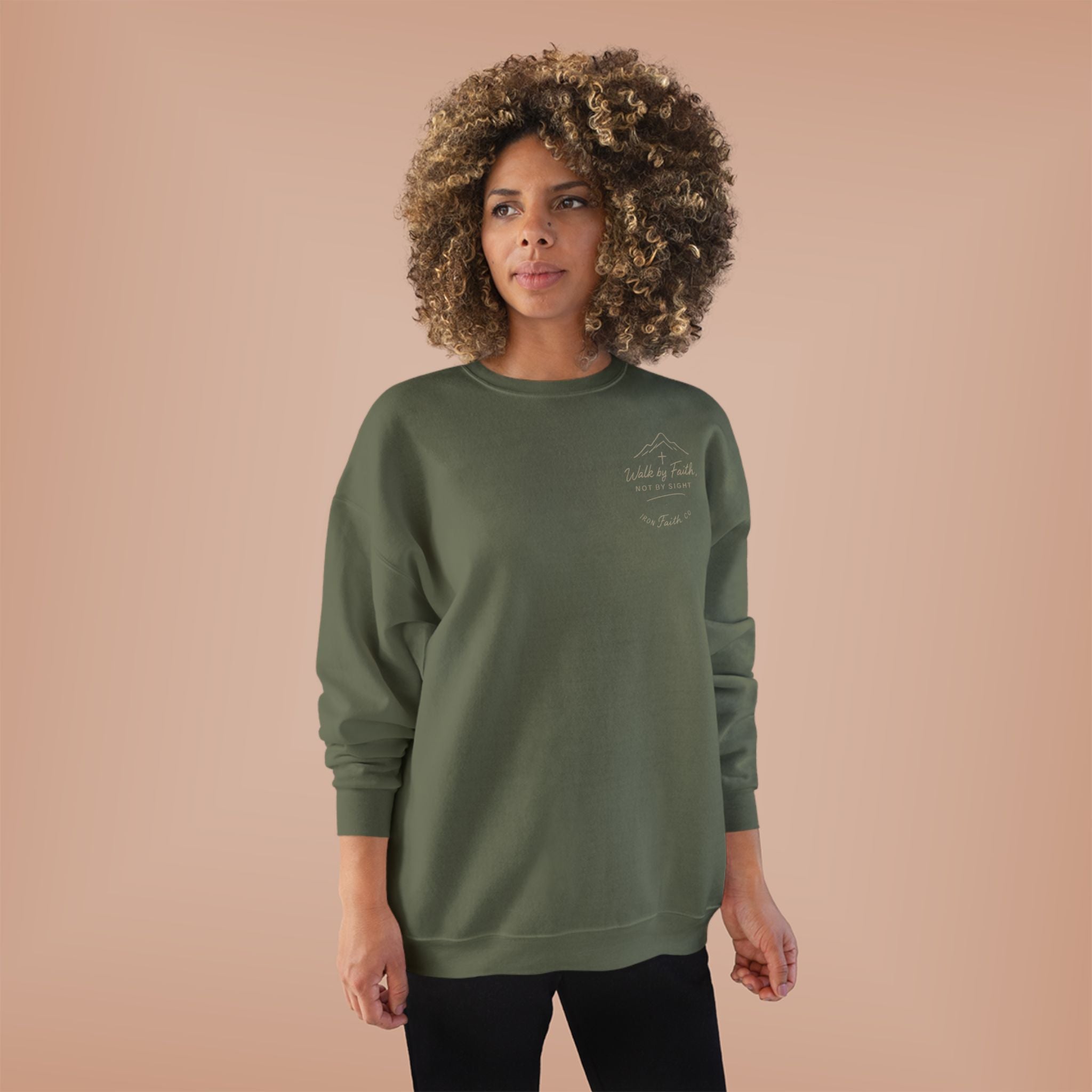 Gods creation | Iron Faith Co. | Eco-Friendly Crewneck Sweatshirt