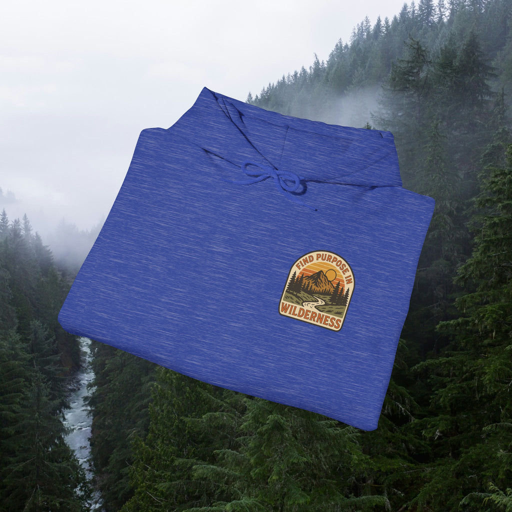 Find purpose in wilderness| Iron Faith Co. | Comfortable Heavy Blend Sweatshirt