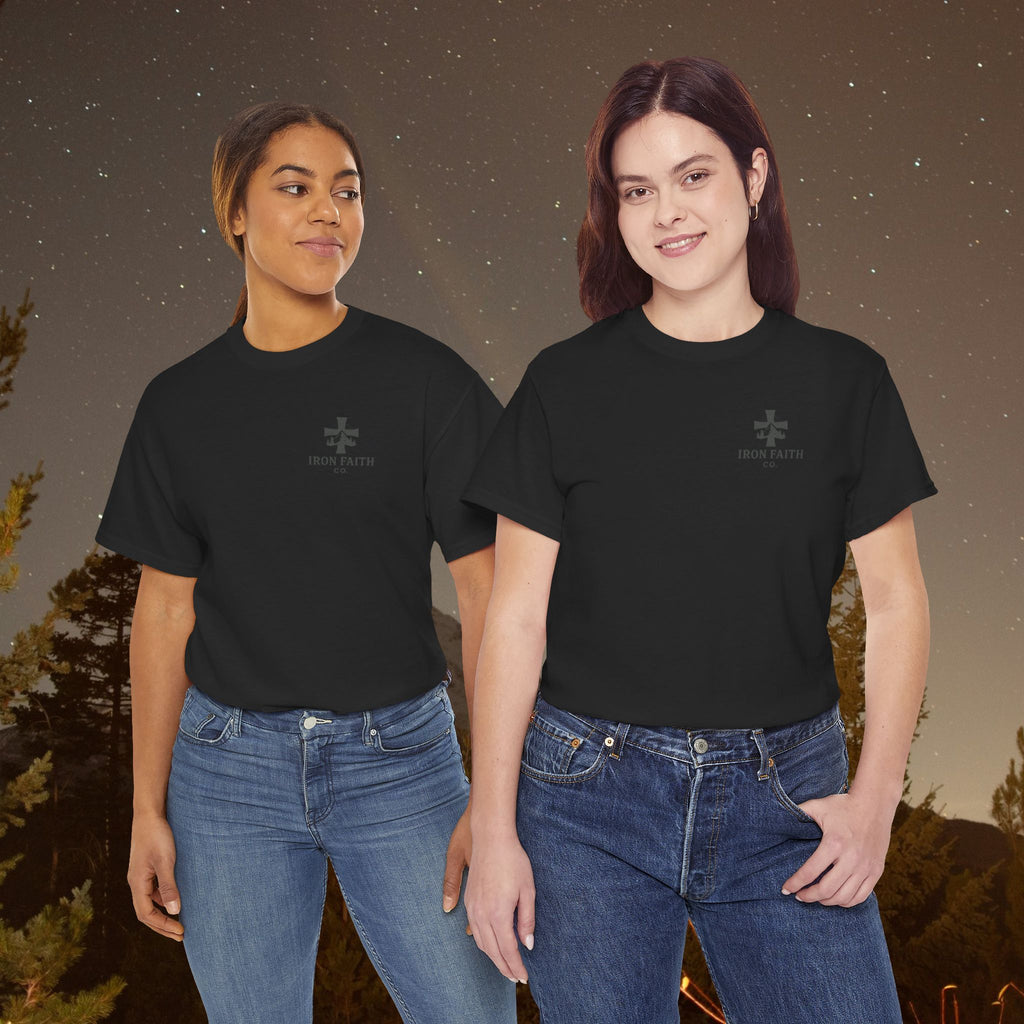 Iron Faith Co | Not Perfect, Just Forgiven - Unisex Heavy Cotton T-Shirt