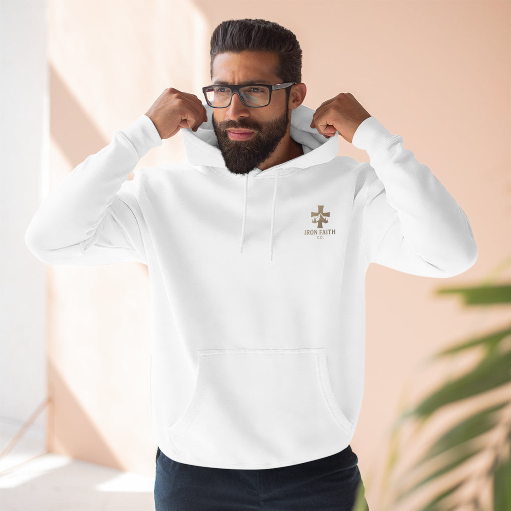 A Woman Who Fears The Lord Is Worthy Of Praise | Proverbs 31:30 | Iron Faith Co. |  Fleece Hoodie