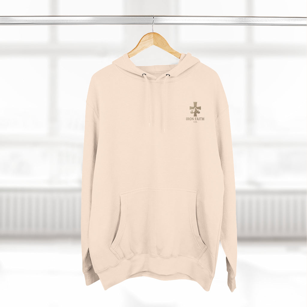A Woman Who Fears The Lord Is Worthy Of Praise | Proverbs 31:30 | Iron Faith Co. |  Fleece Hoodie