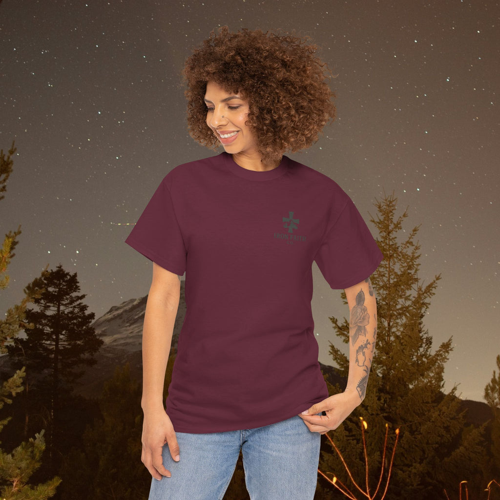Iron Faith Co | Not Perfect, Just Forgiven - Unisex Heavy Cotton T-Shirt