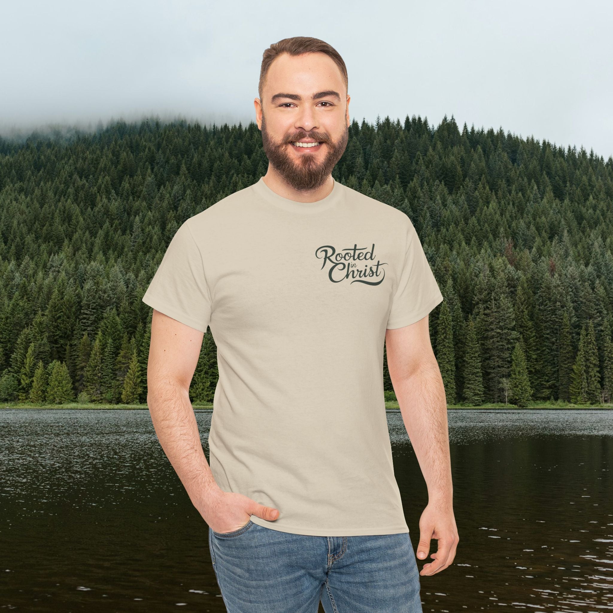 Iron Faith Co. | Rooted Christ Heavy Cotton Tee