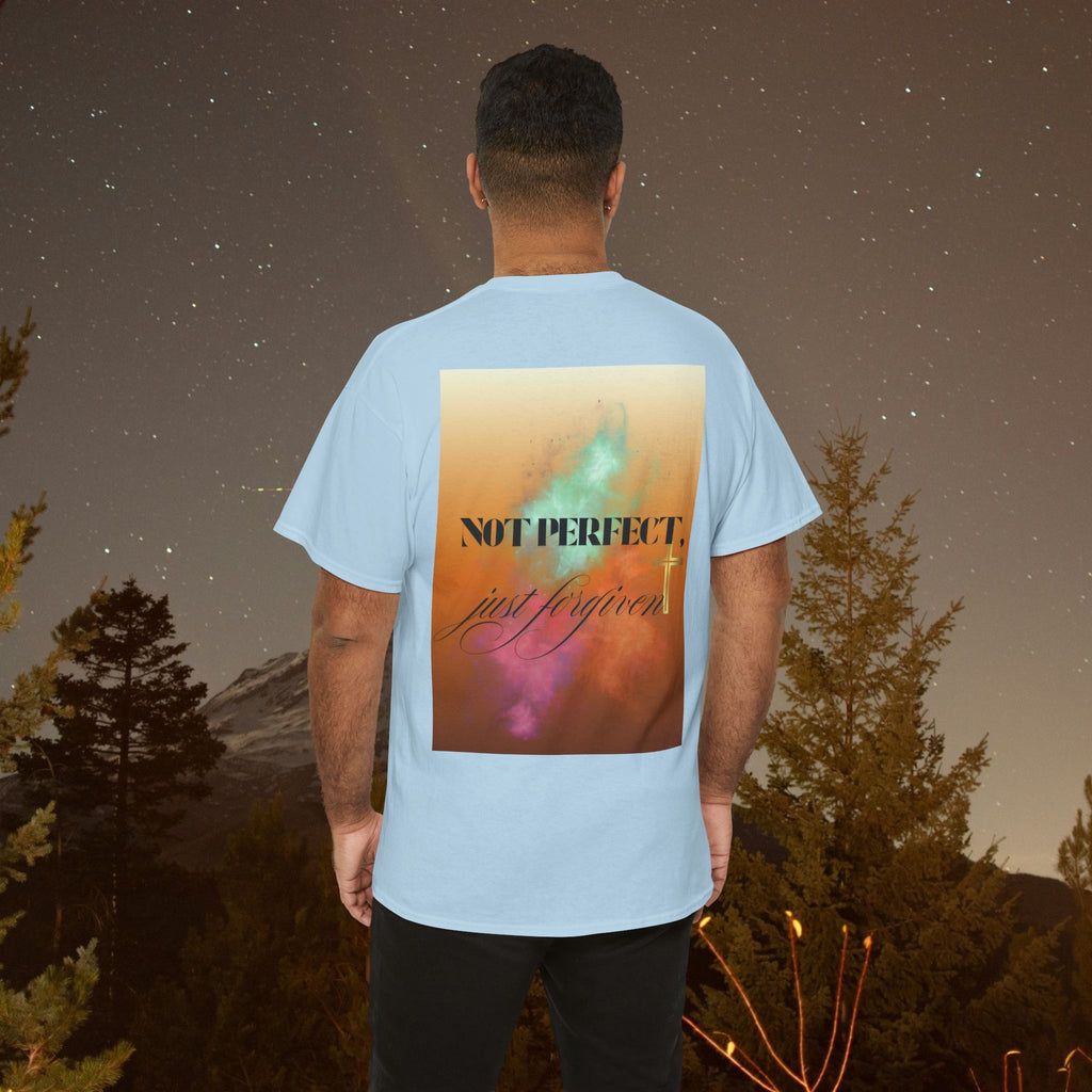 Iron Faith Co | Not Perfect, Just Forgiven - Unisex Heavy Cotton T-Shirt