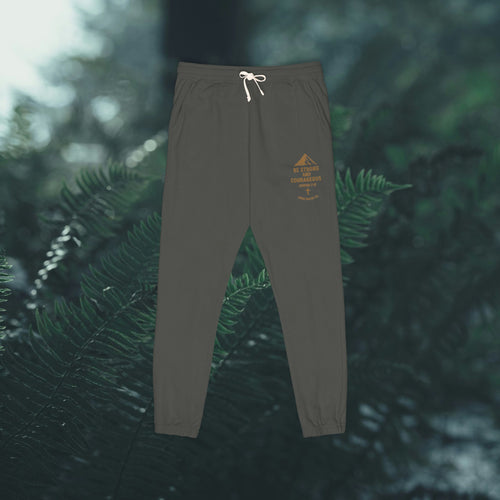 Be strong and courageous Joshua 11:9 | Iron Faith Co. Cozy Fleece Sweatpants
