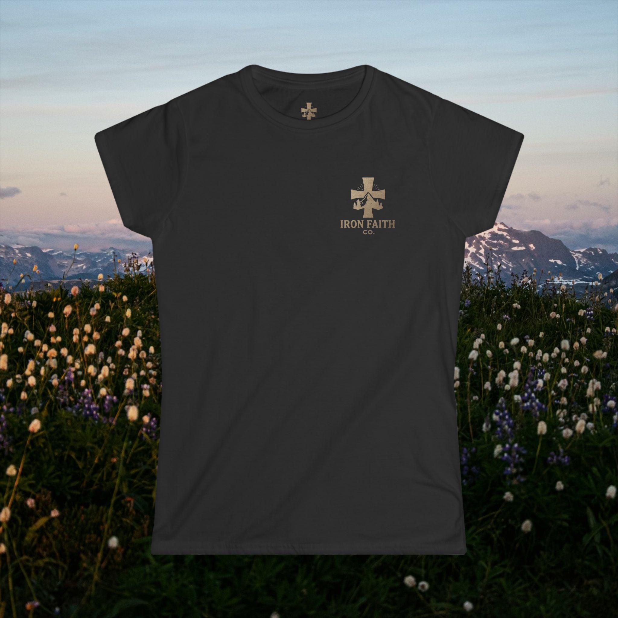 Iron Faith Co. | Walk by Faith | Women's Softstyle Tee