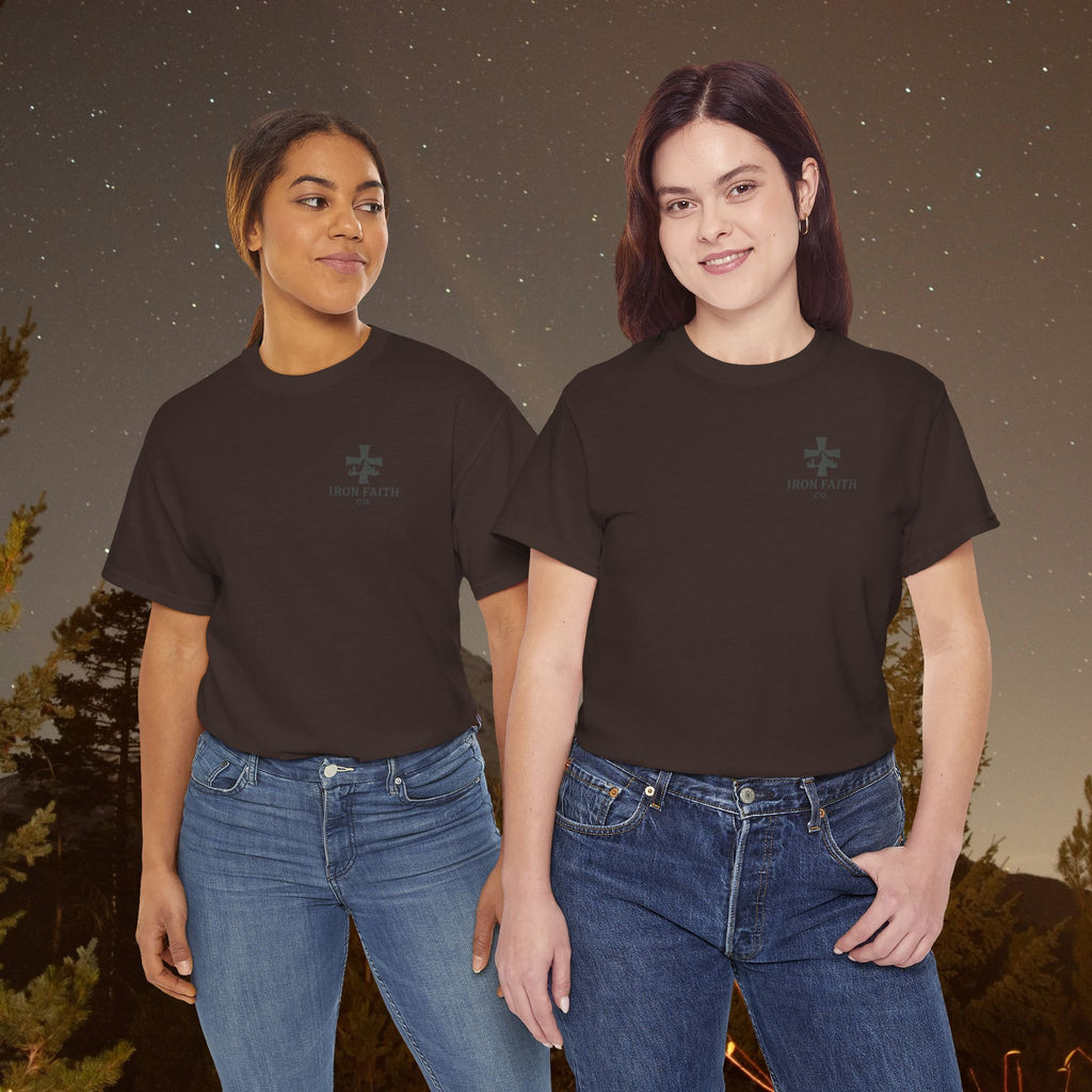 Iron Faith Co | Not Perfect, Just Forgiven - Unisex Heavy Cotton T-Shirt