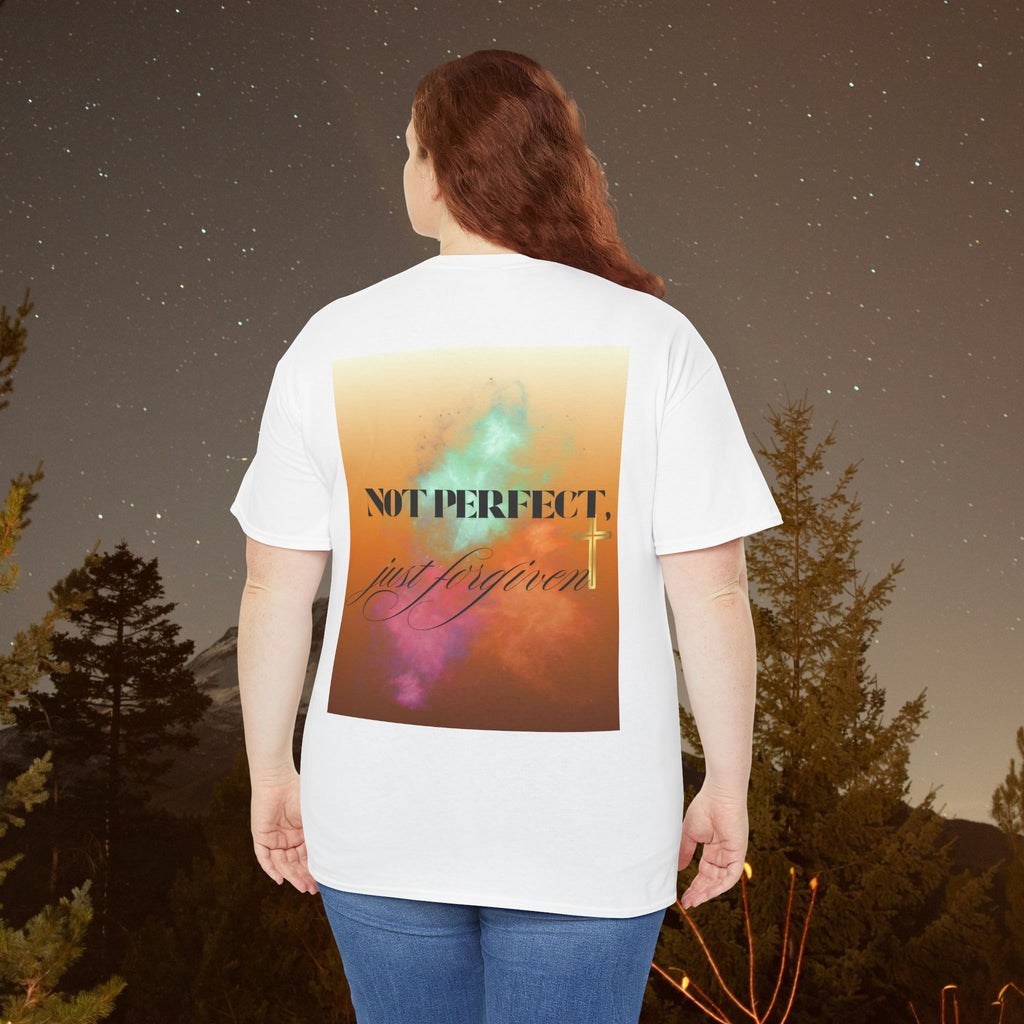 Iron Faith Co | Not Perfect, Just Forgiven - Unisex Heavy Cotton T-Shirt