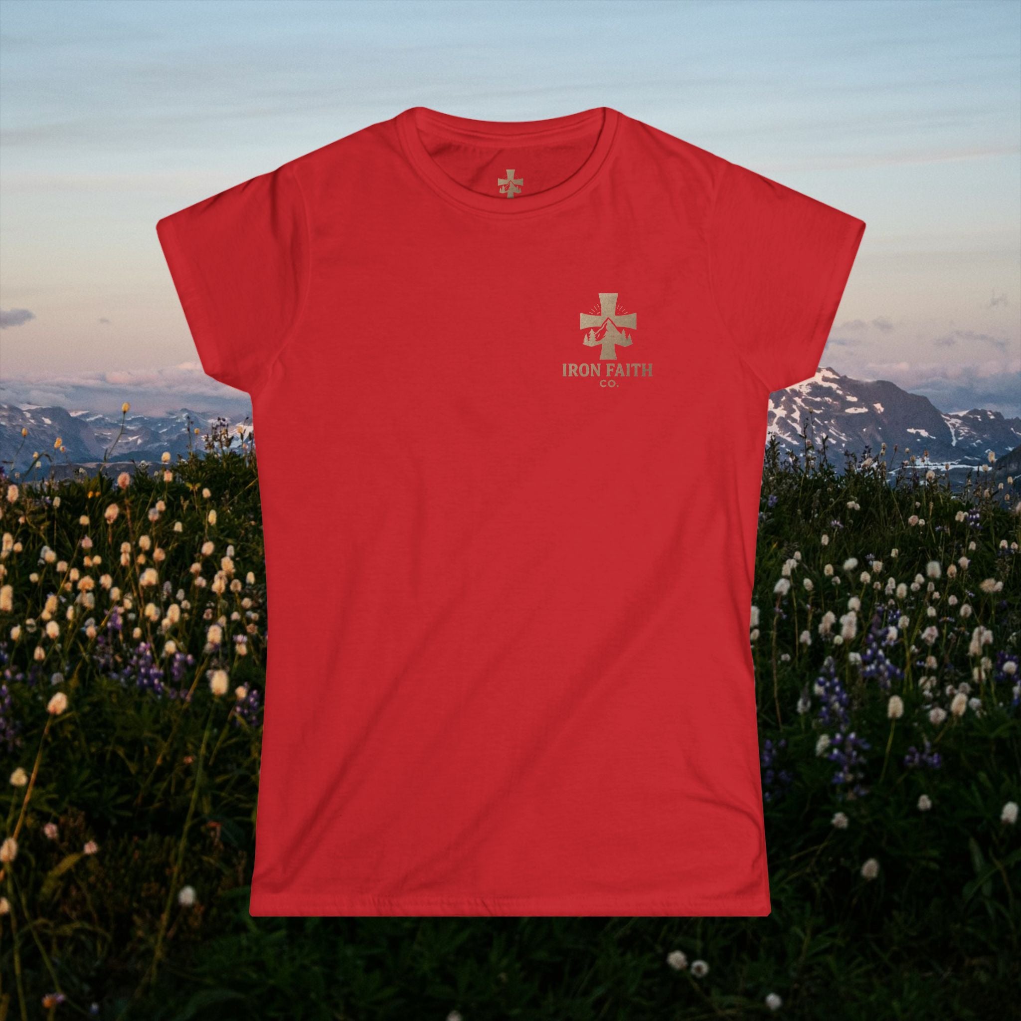 Iron Faith Co. | Walk by Faith | Women's Softstyle Tee