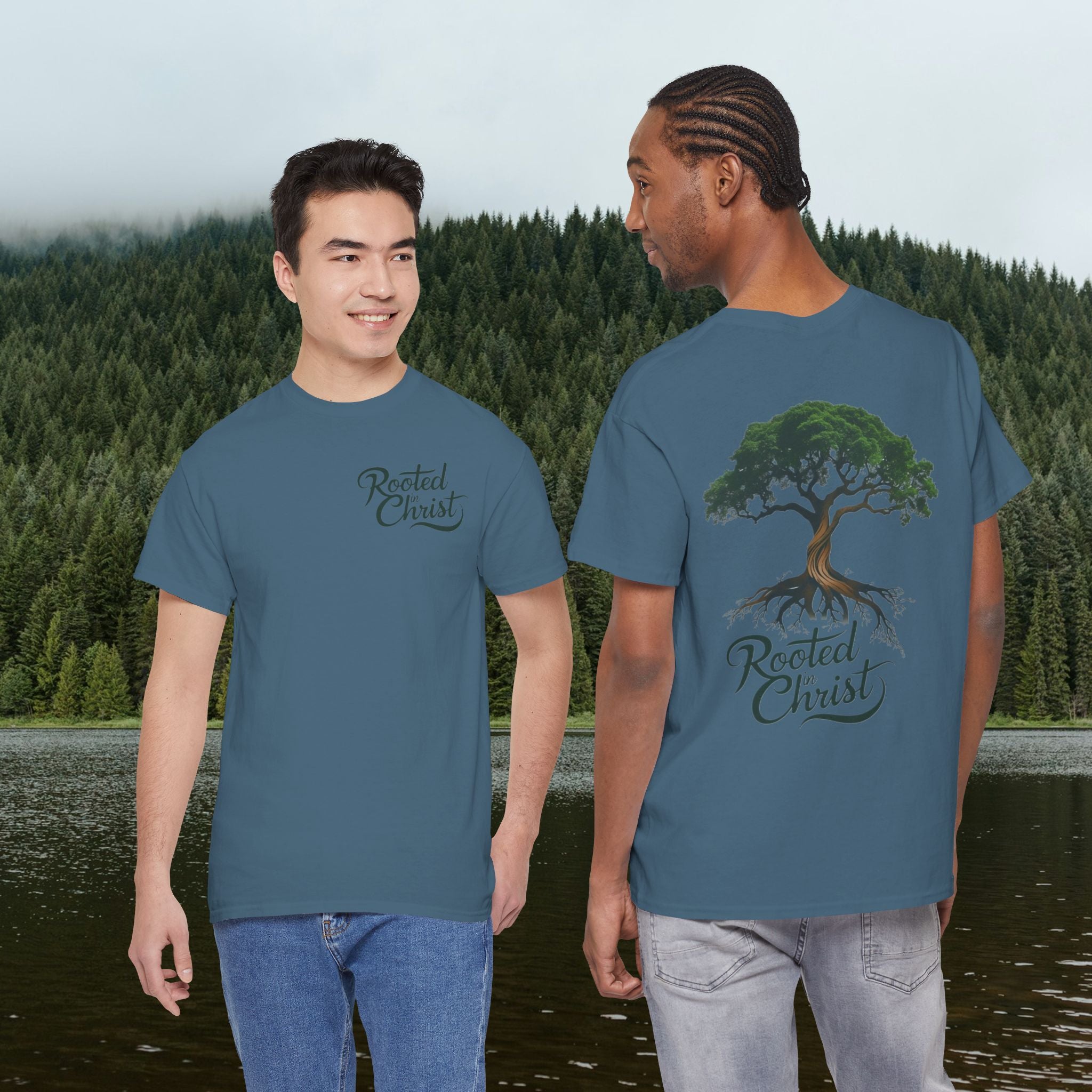 Iron Faith Co. | Rooted Christ Heavy Cotton Tee