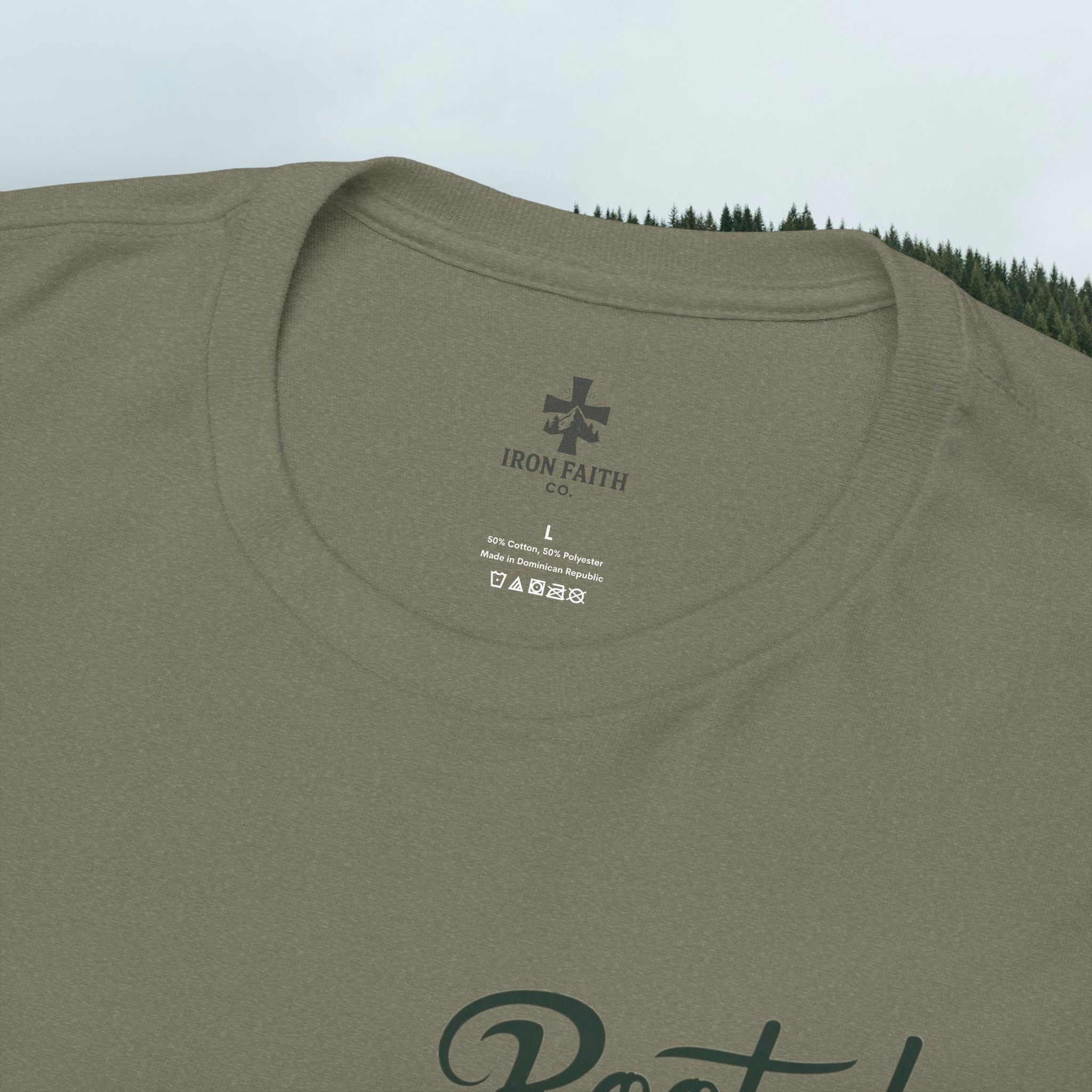 Iron Faith Co. | Rooted Christ Heavy Cotton Tee