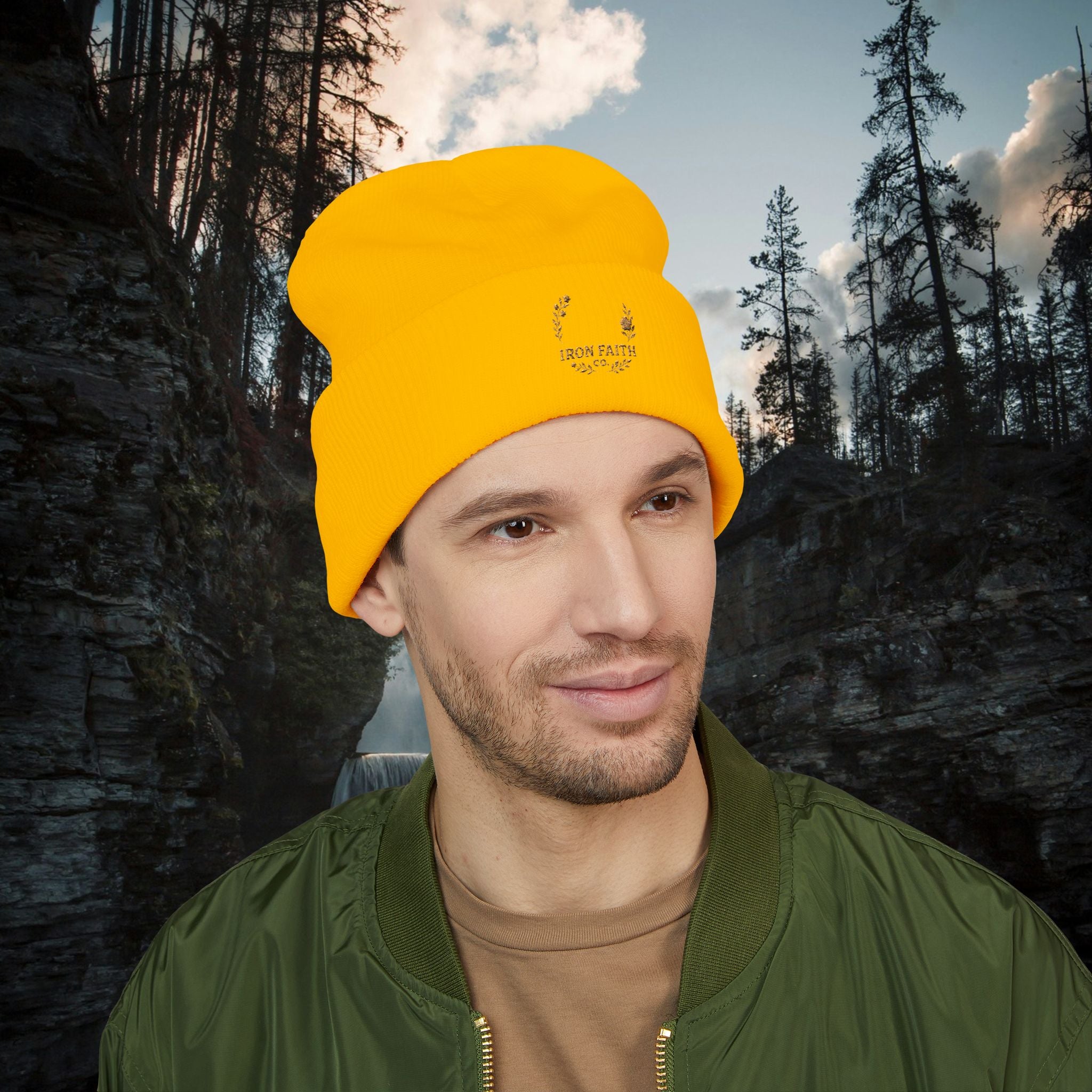 Iron Faith Embroidered Beanie