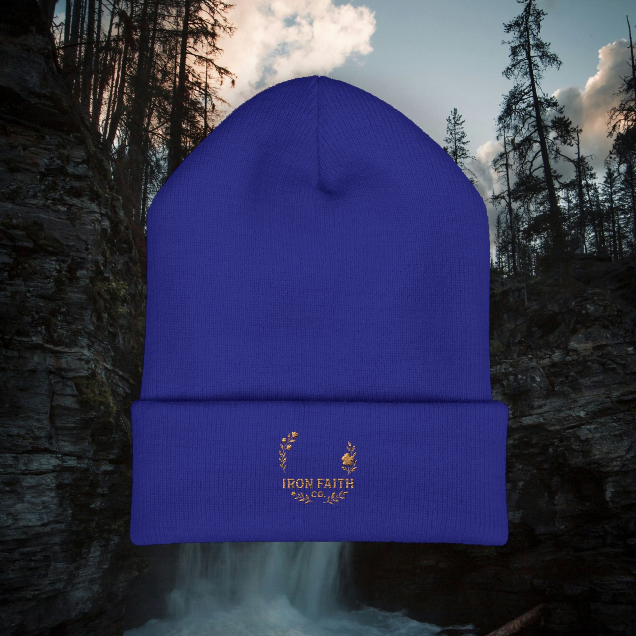 Iron Faith Embroidered Beanie
