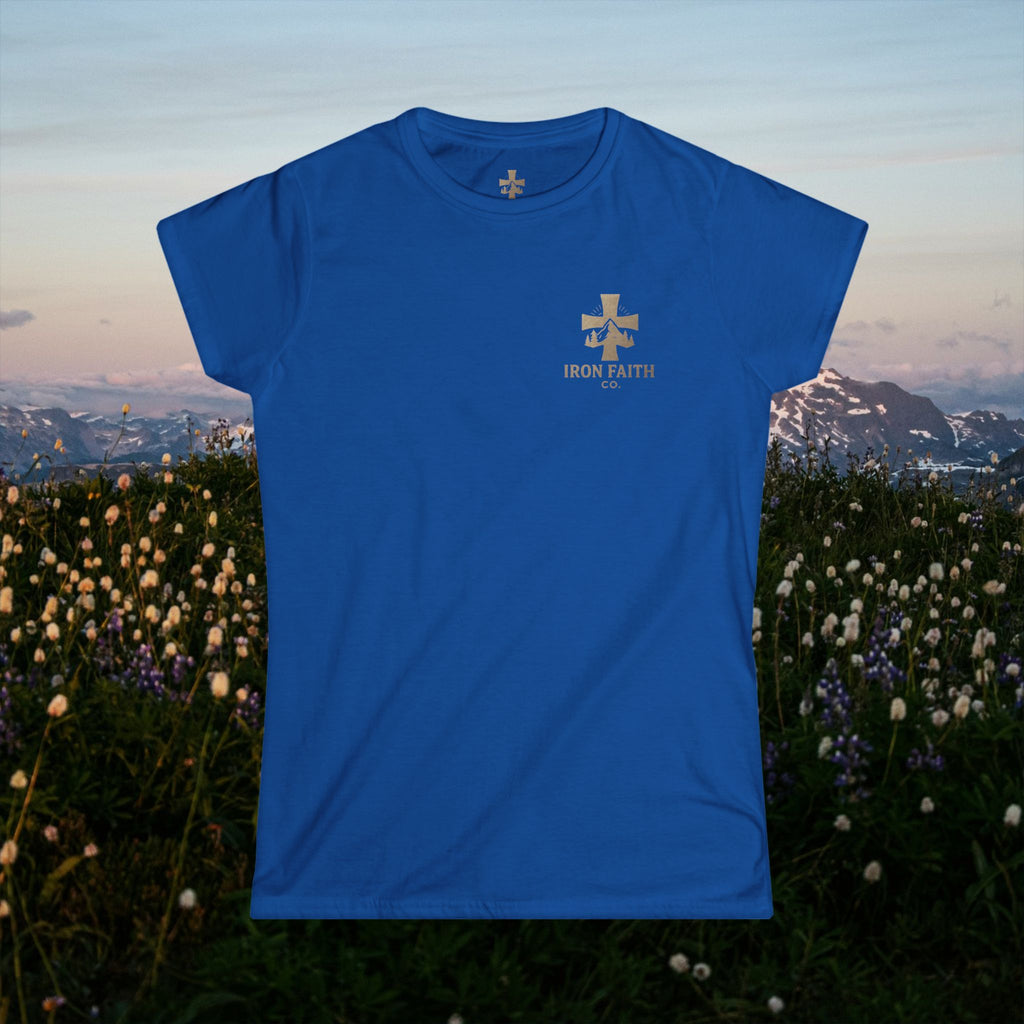 Iron Faith Co. | Walk by Faith | Women's Softstyle Tee