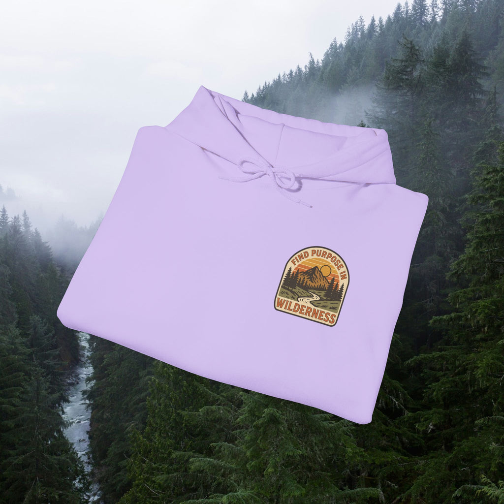 Find purpose in wilderness| Iron Faith Co. | Comfortable Heavy Blend Sweatshirt