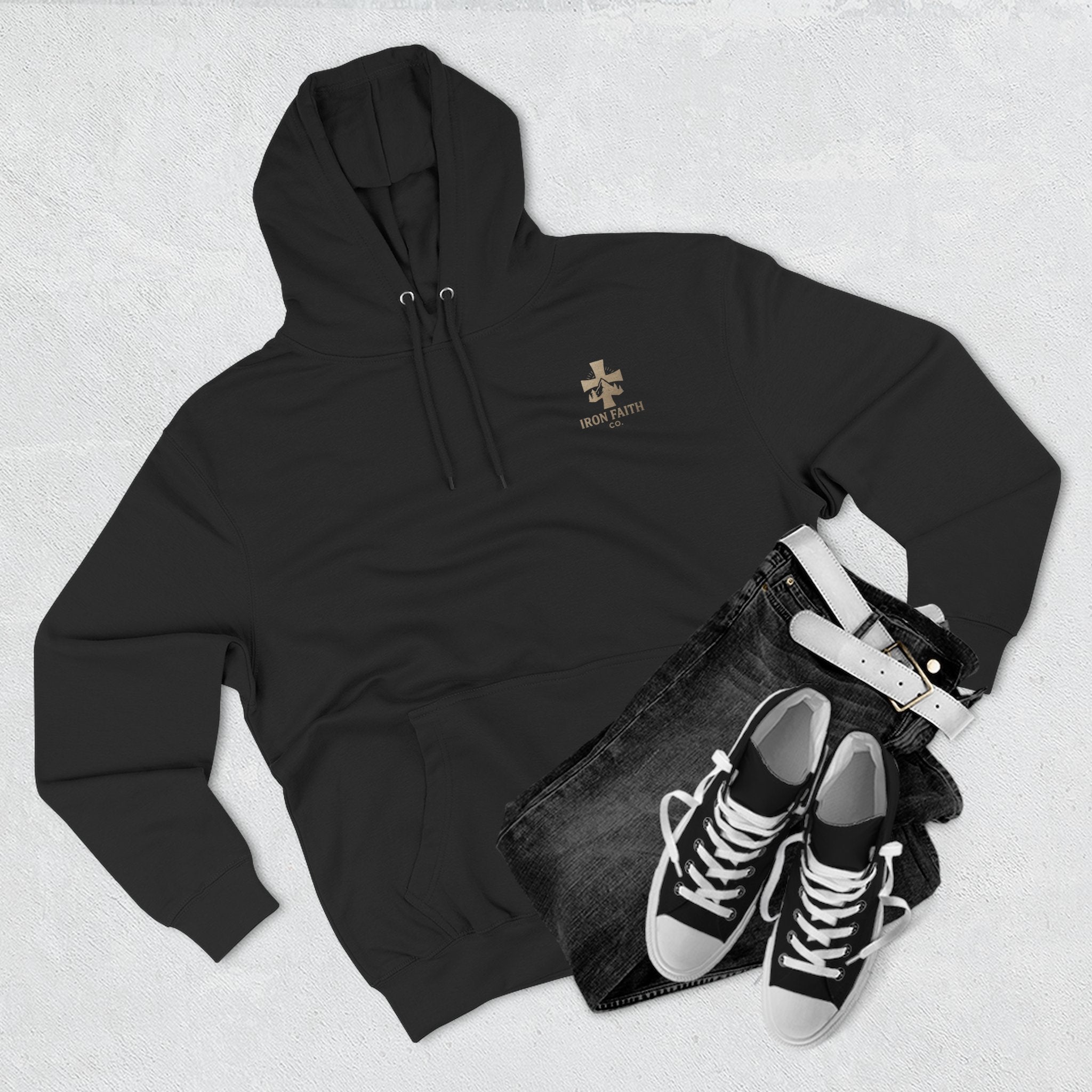 A Woman Who Fears The Lord Is Worthy Of Praise | Proverbs 31:30 | Iron Faith Co. |  Fleece Hoodie