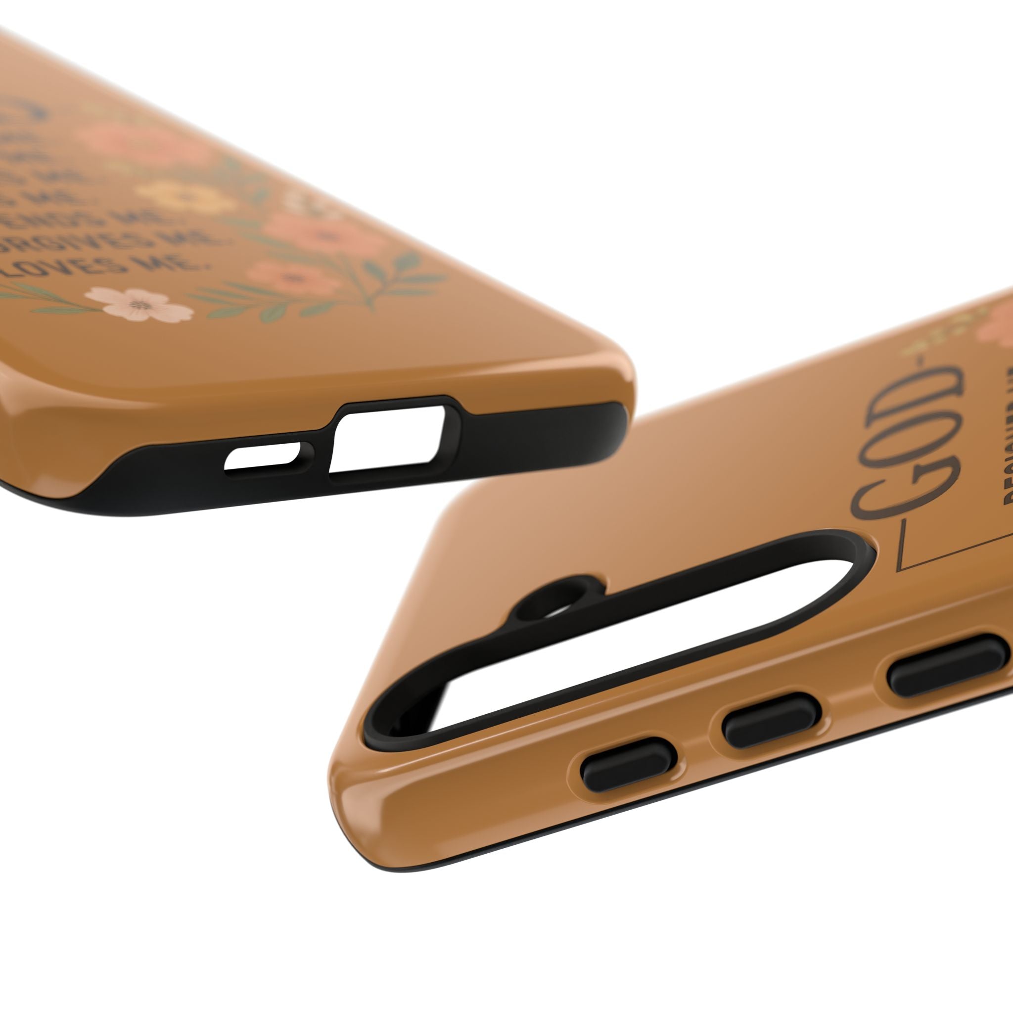 "GOD Designed Me" Floral iPhone Case