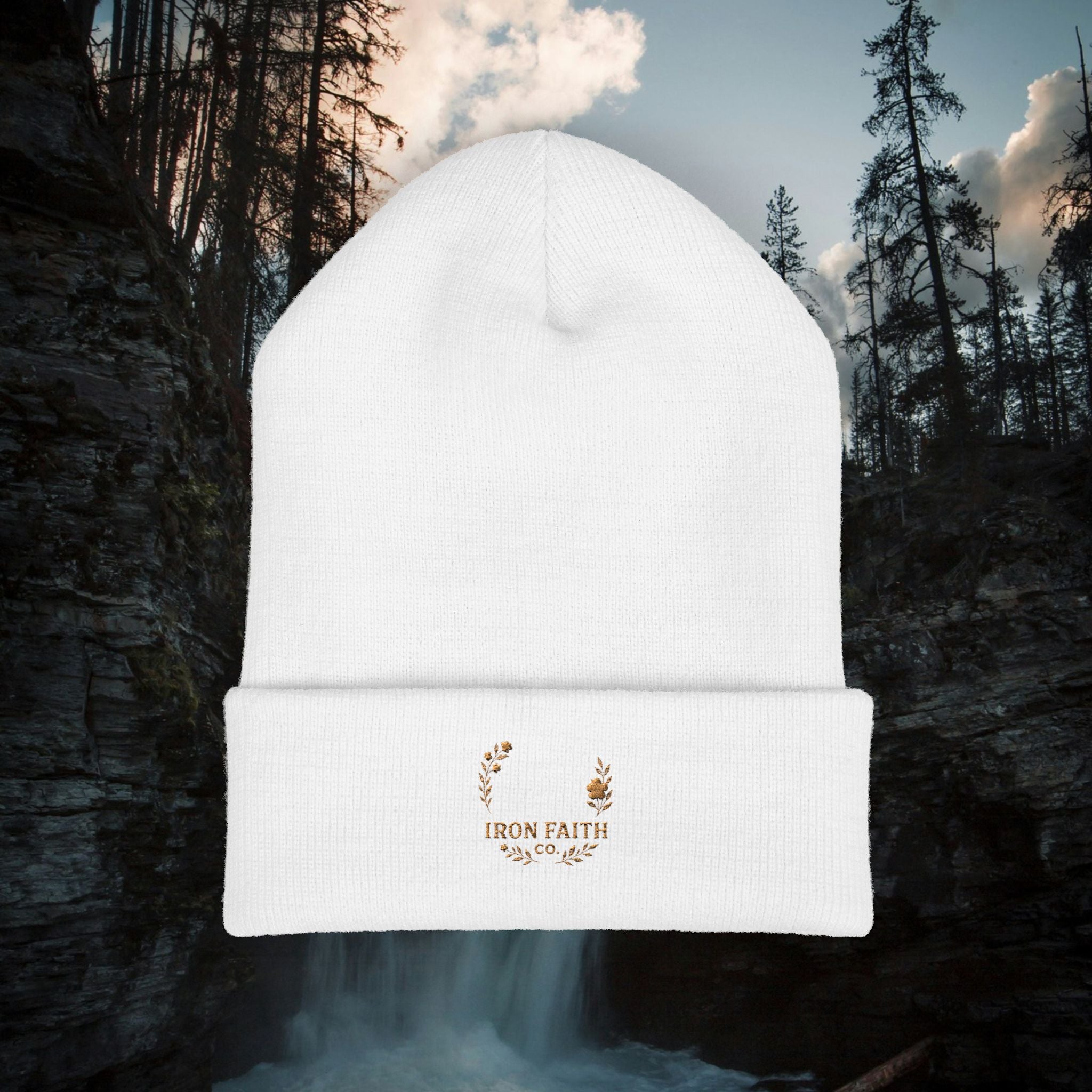 Iron Faith Embroidered Beanie