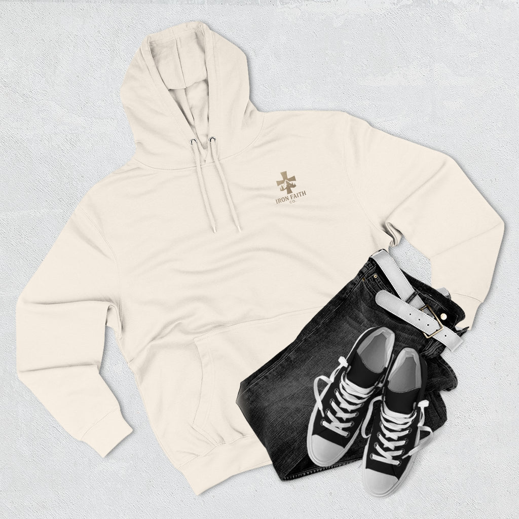 A Woman Who Fears The Lord Is Worthy Of Praise | Proverbs 31:30 | Iron Faith Co. |  Fleece Hoodie