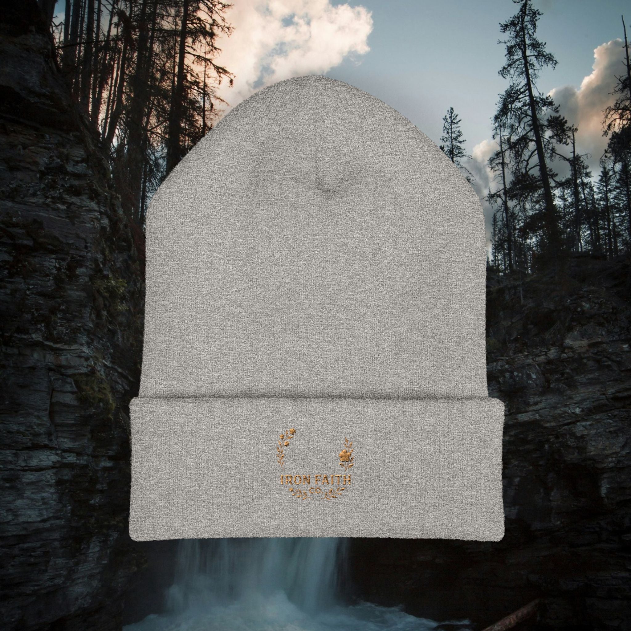 Iron Faith Embroidered Beanie