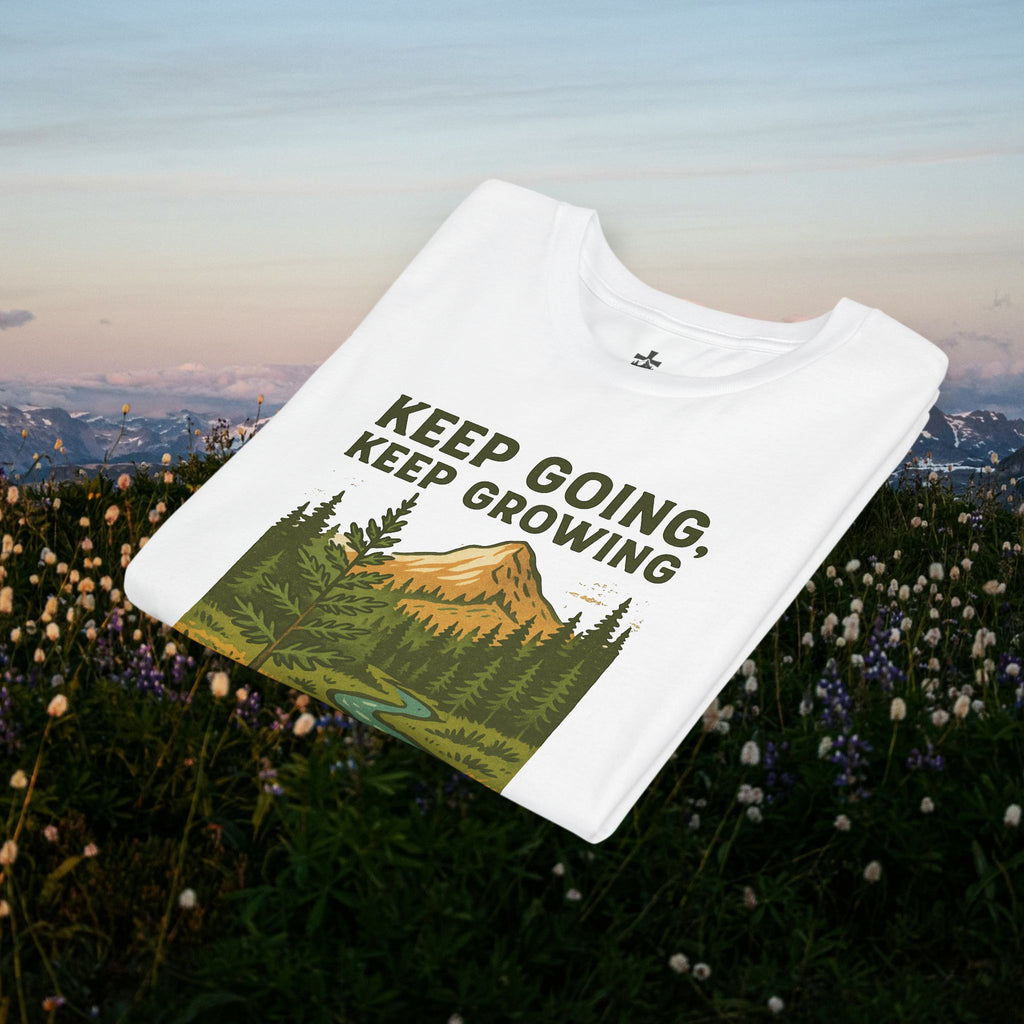 Keep going keep growing | Iron Faith Co. | Youth Short Sleeve Tee