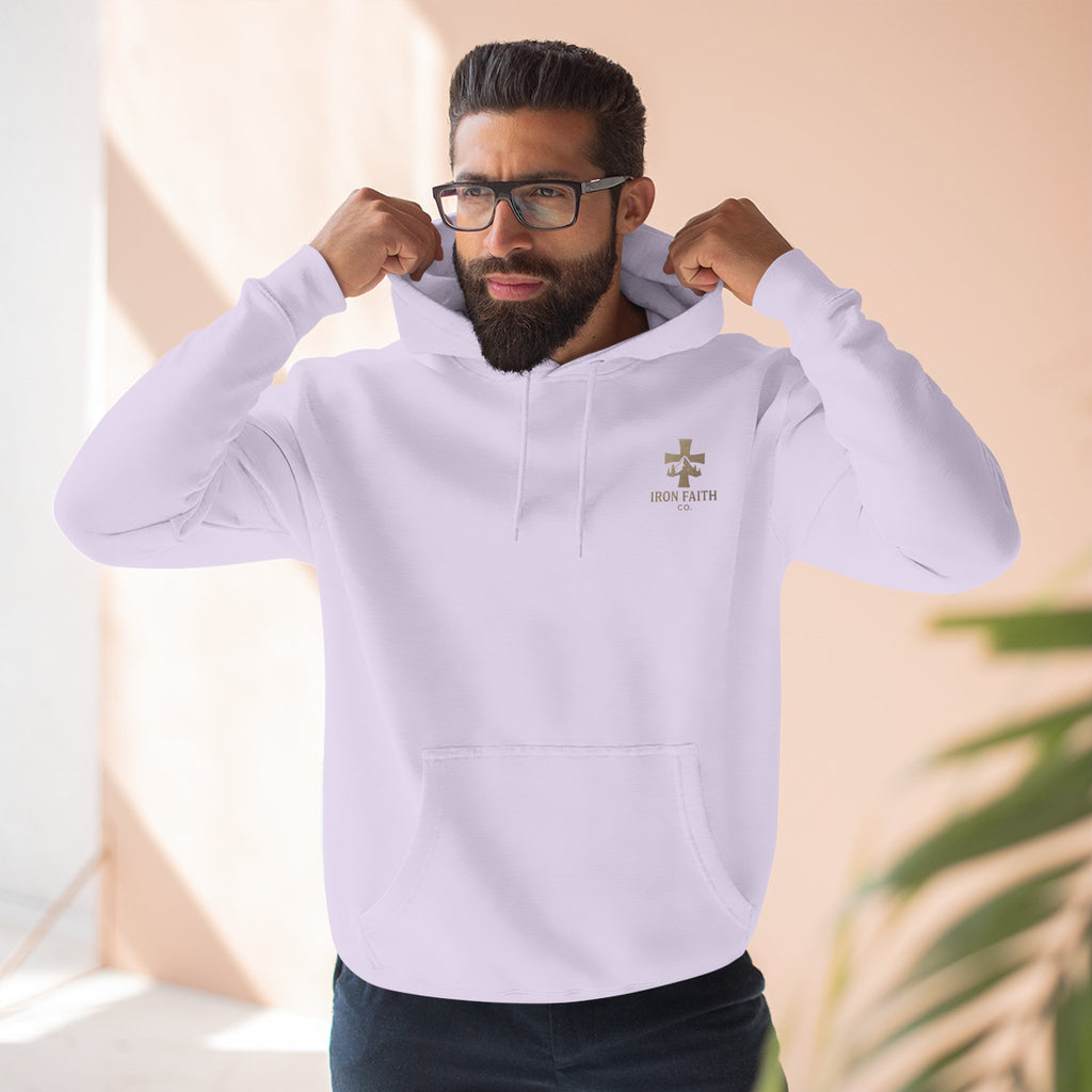 A Woman Who Fears The Lord Is Worthy Of Praise | Proverbs 31:30 | Iron Faith Co. |  Fleece Hoodie