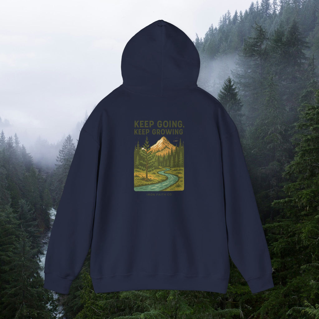 Find purpose in wilderness| Iron Faith Co. | Comfortable Heavy Blend Sweatshirt