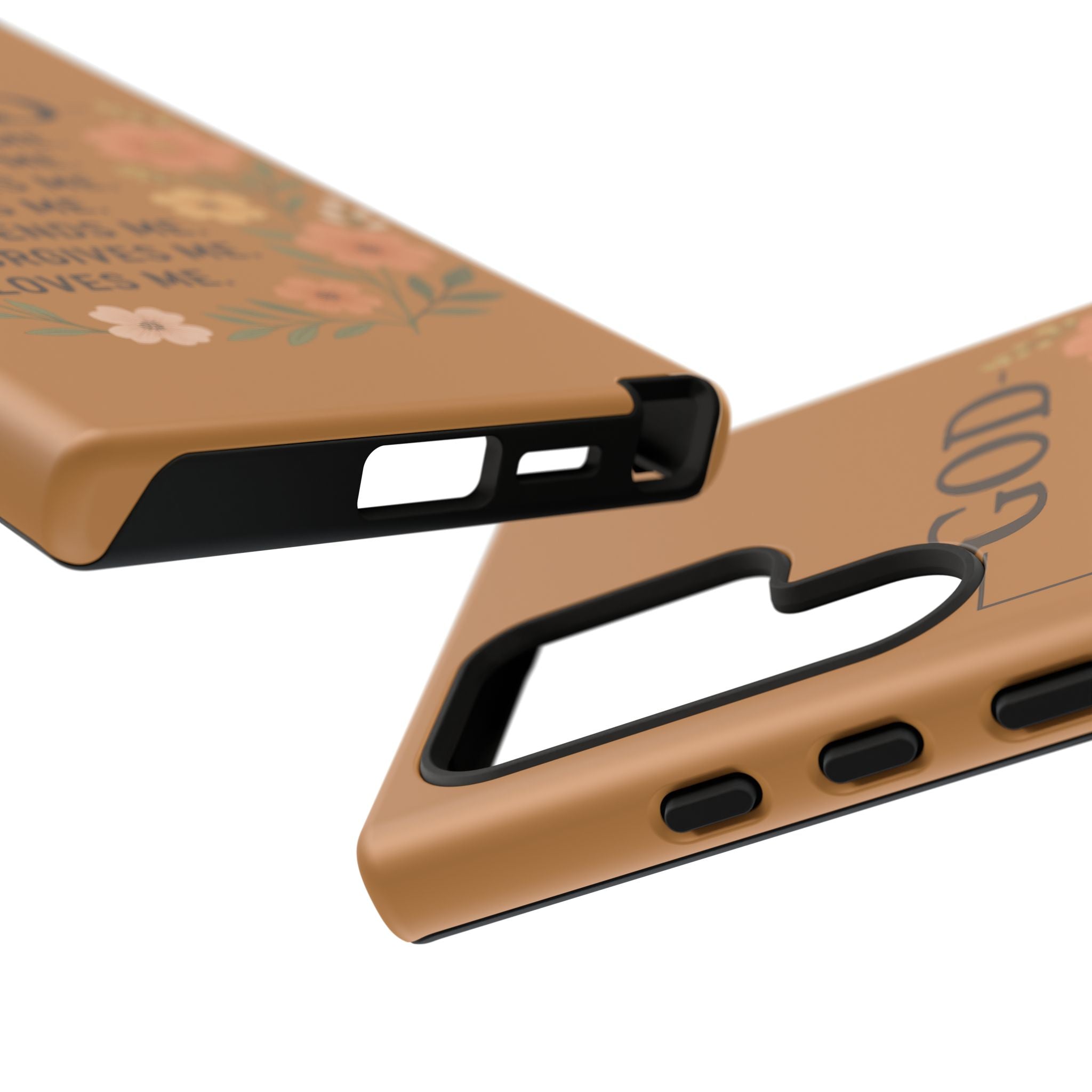 "GOD Designed Me" Floral iPhone Case
