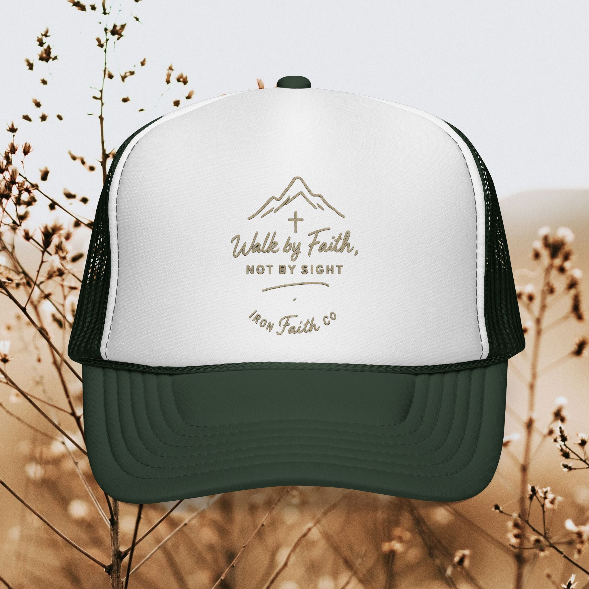 Walk by faith not by sight | Iron Faith Co. Trucker Cap