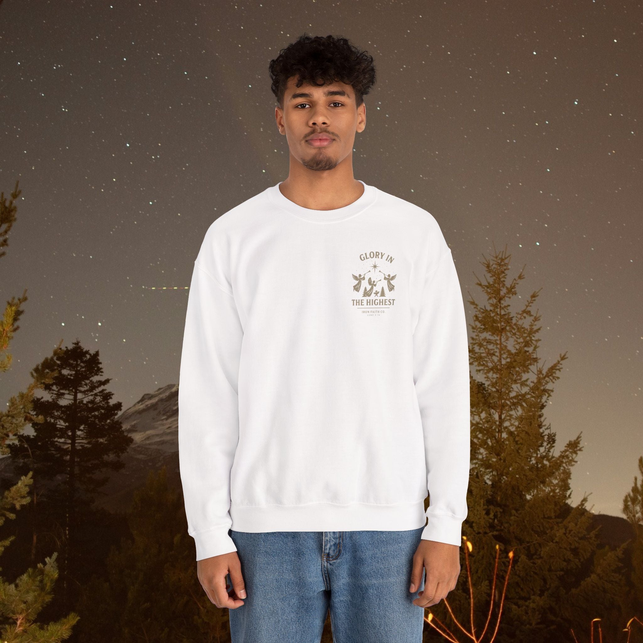 Hope Was Born This Night Sweatshirt - IronFaithCo.
