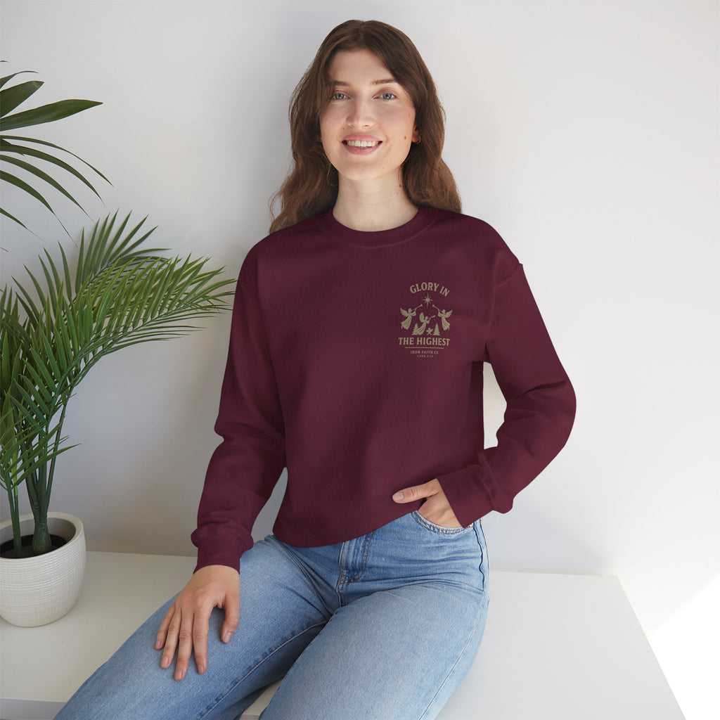 Hope Was Born This Night Sweatshirt - IronFaithCo.