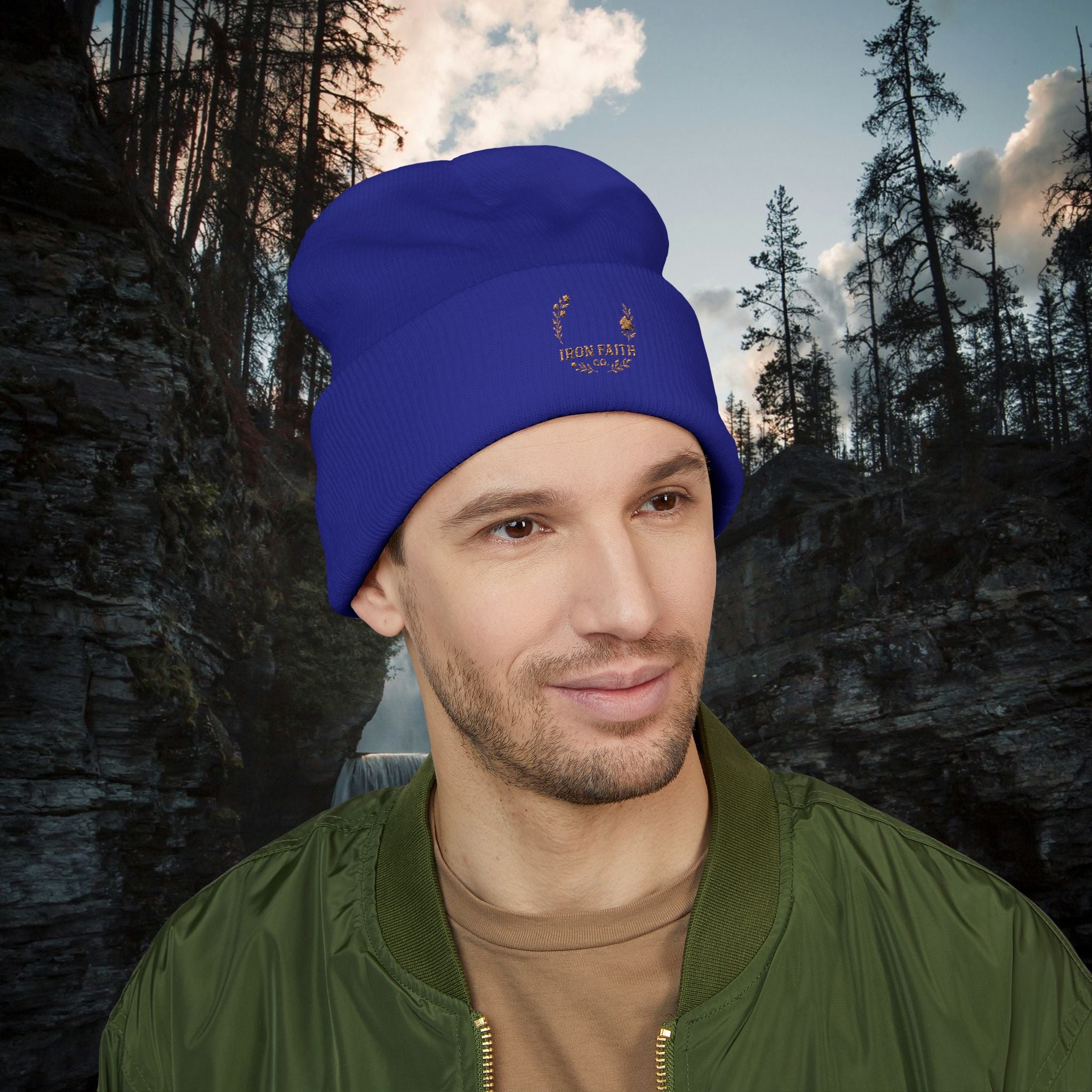 Iron Faith Embroidered Beanie