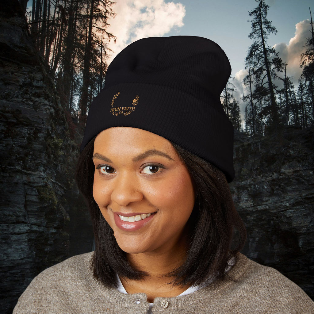 Iron Faith Embroidered Beanie