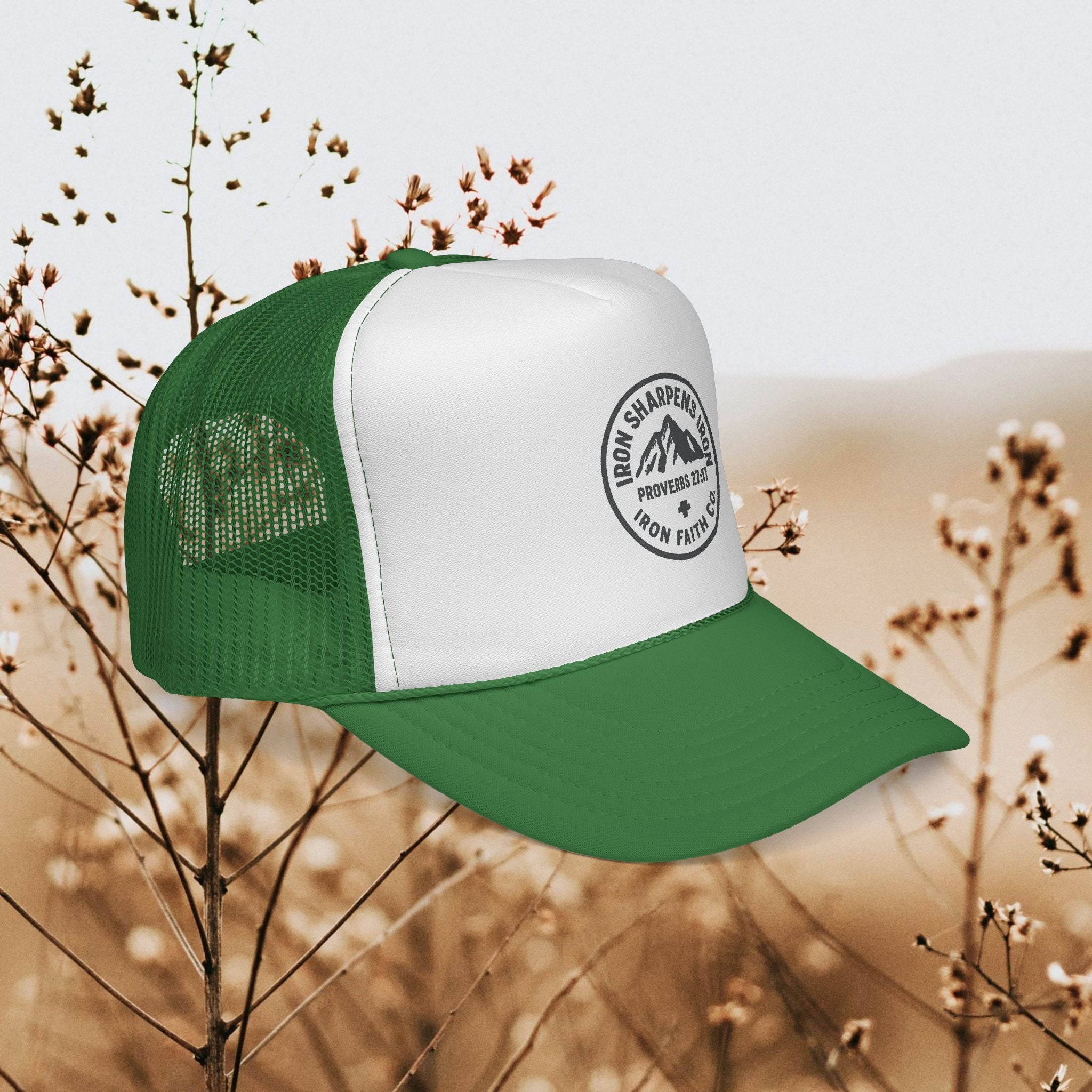Iron Faith Co. | Iron sharpens iron | Trucker Cap