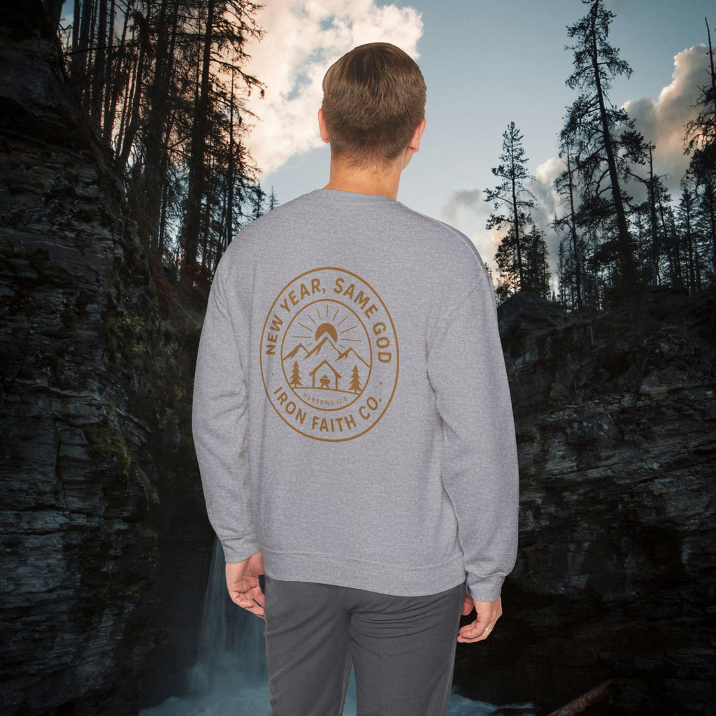 Iron Faith Co. 'New Year, Same God' Crewneck Sweatshirt