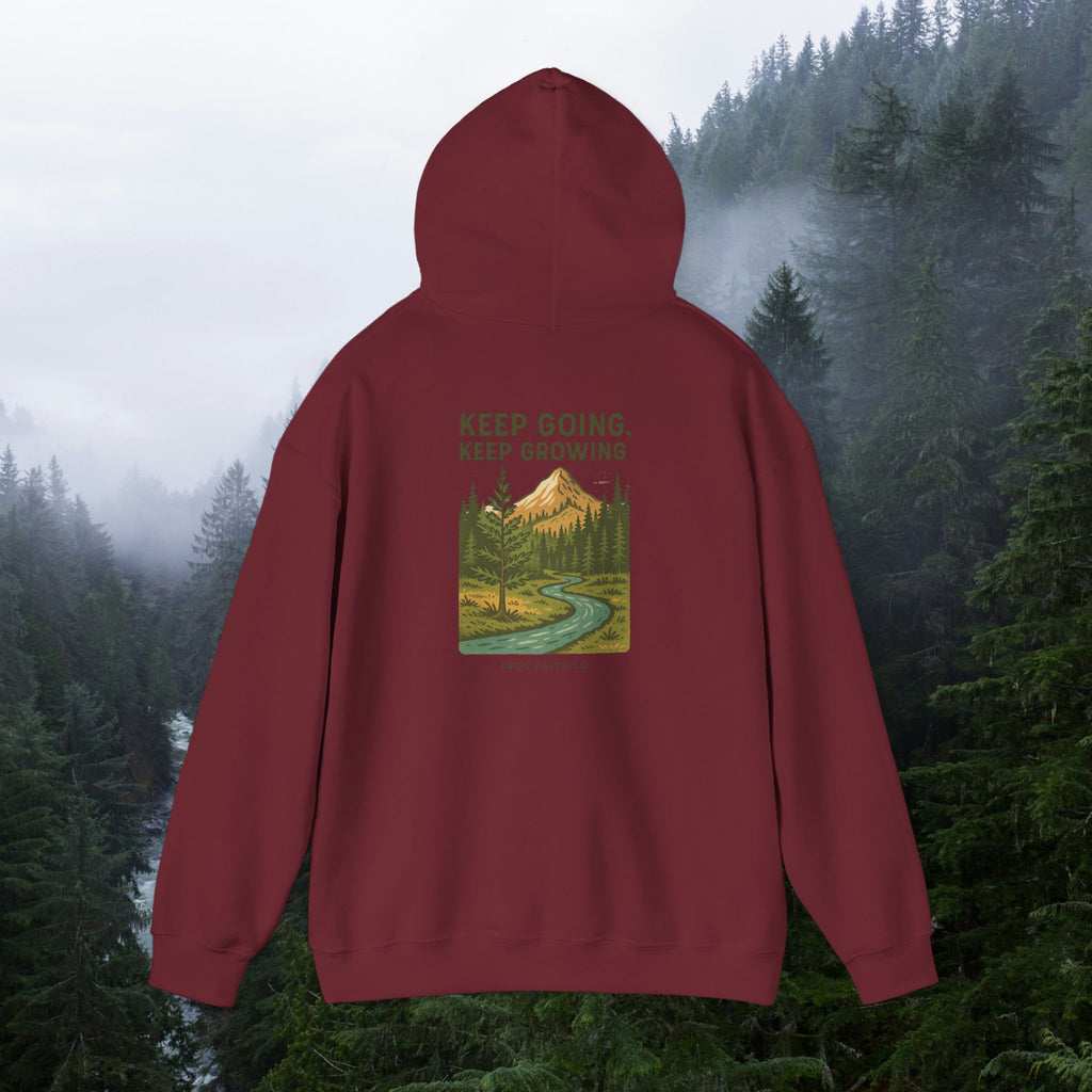 Find purpose in wilderness| Iron Faith Co. | Comfortable Heavy Blend Sweatshirt
